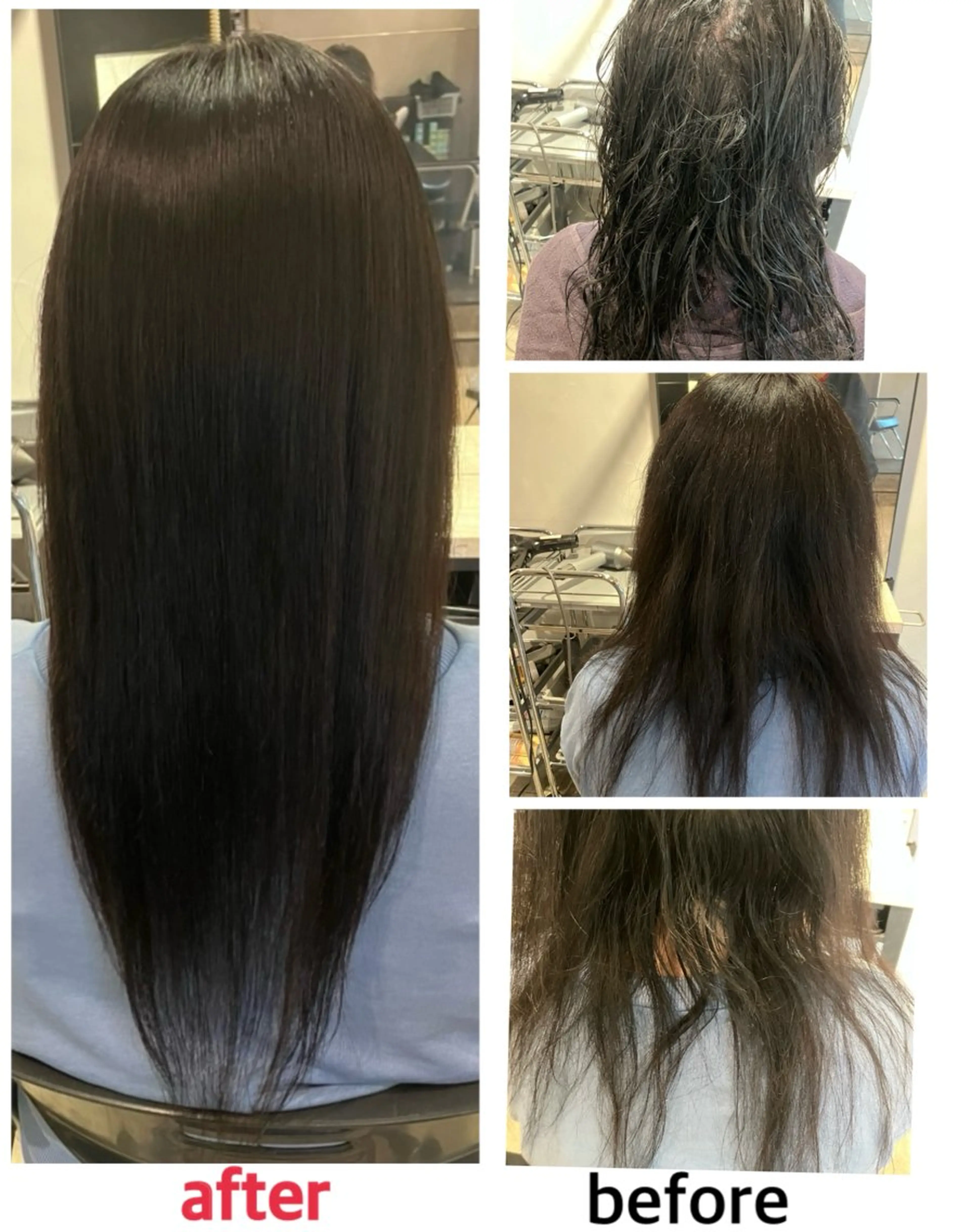 ロング パーマ 髪質改善 縮毛矯正 トリートメント 縮毛矯正 ウルフ・ハイレイヤー 🌟ナカノ・ユウヤのヘアスタイル