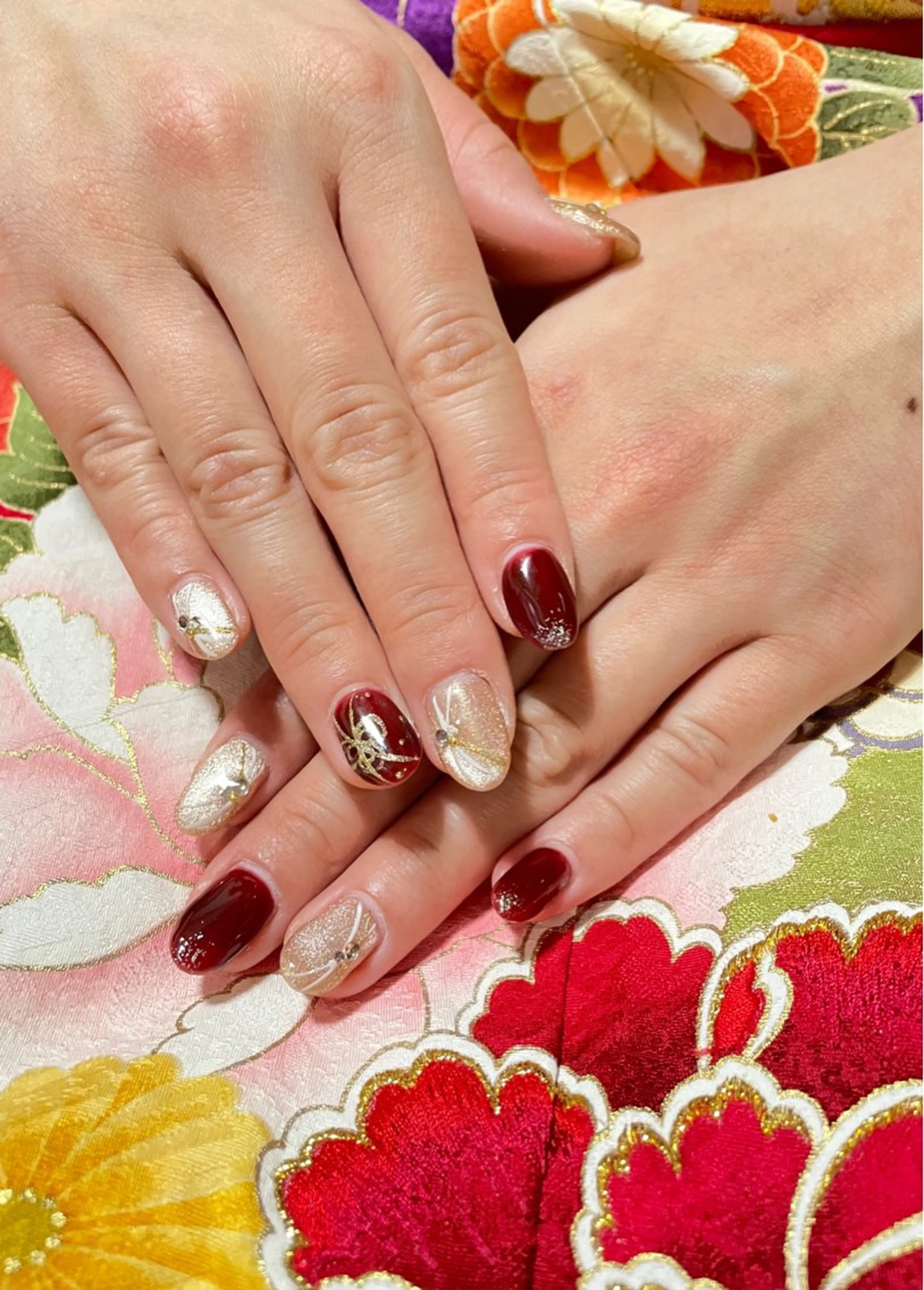 ネイル 成人式 A/C roomのネイルデザイン