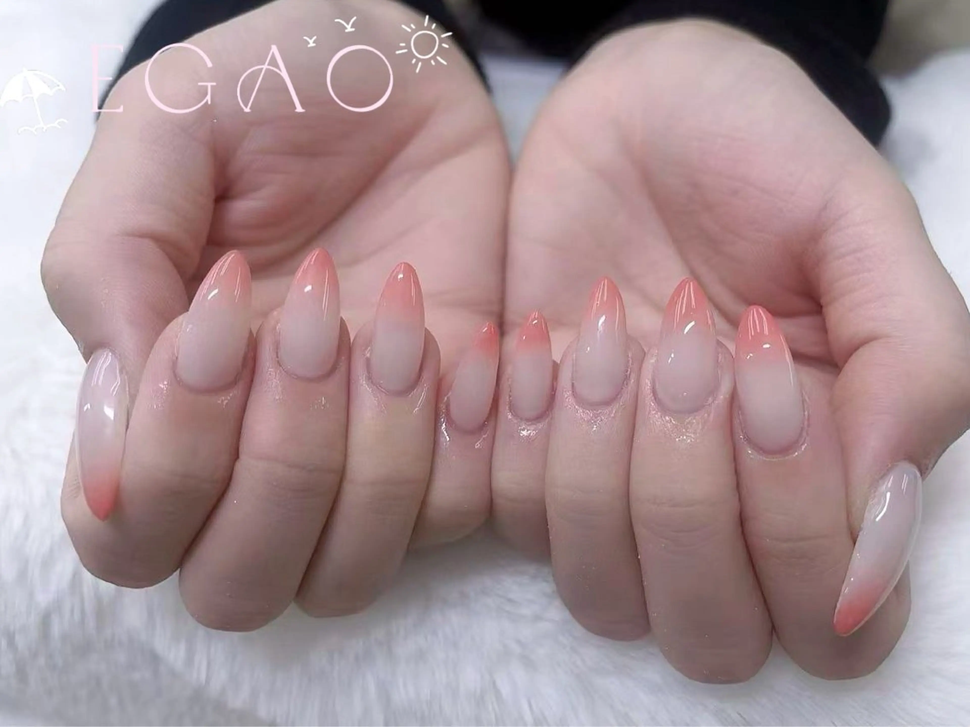 ネイル アートネイル フットネイル フレンチネイル ジェルネイル グラデーション ハンドネイル Egao Nail錦糸町店のネイルデザイン