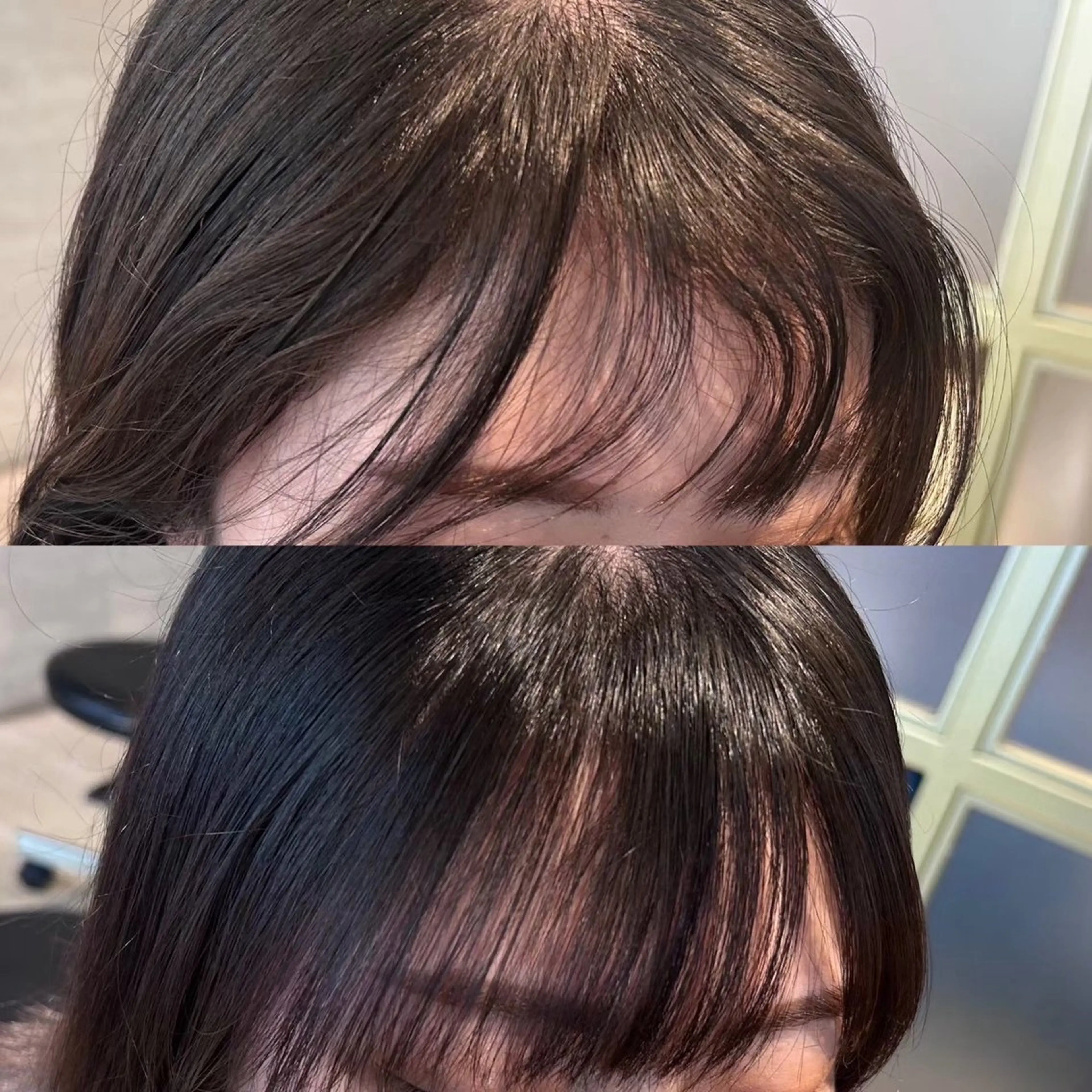【ナチュラルな縮毛矯正】⭐️前髪縮毛矯正+似合わせカット⭐️の写真