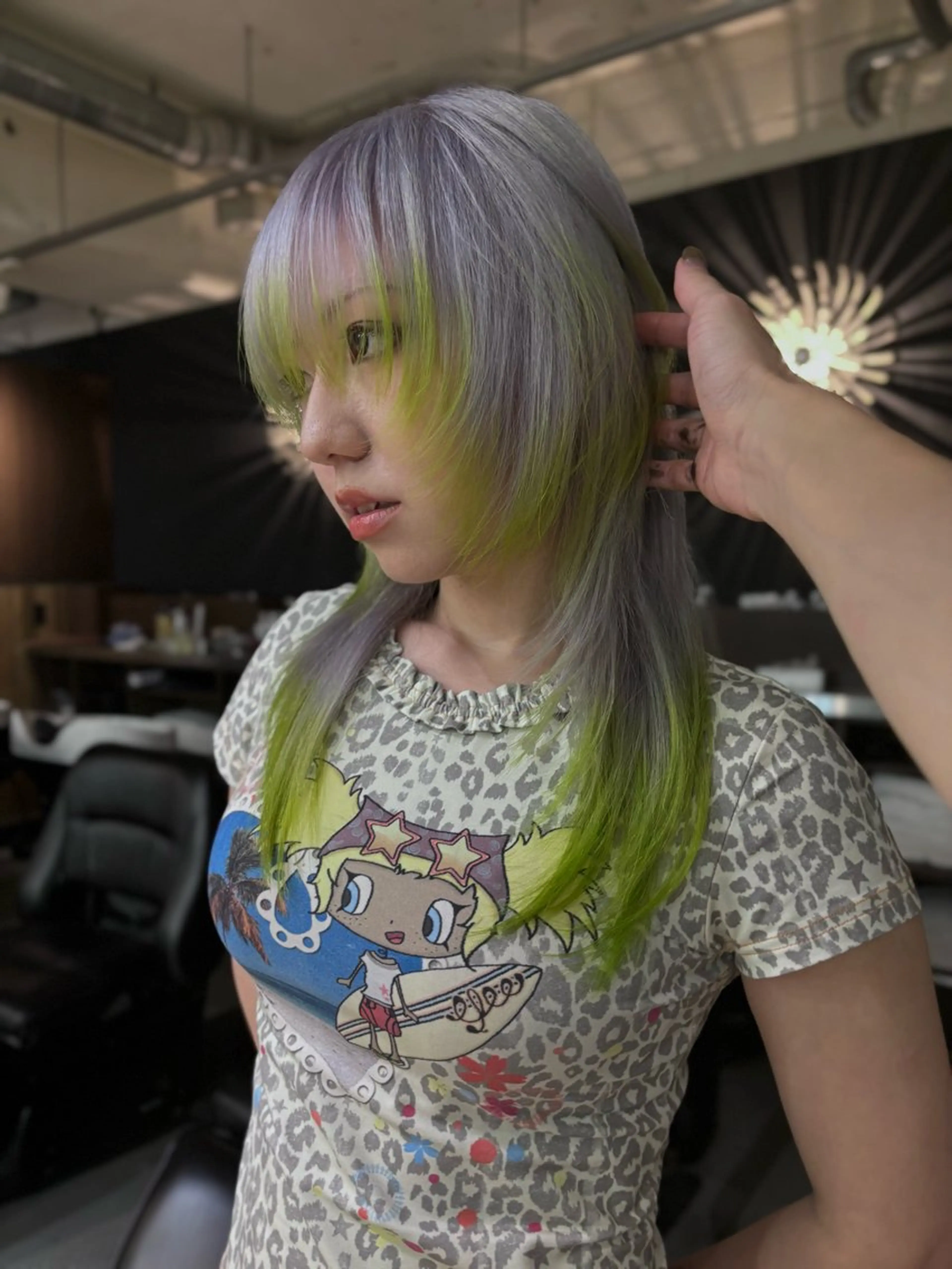 ミディアム 関端 優希のヘアスタイル