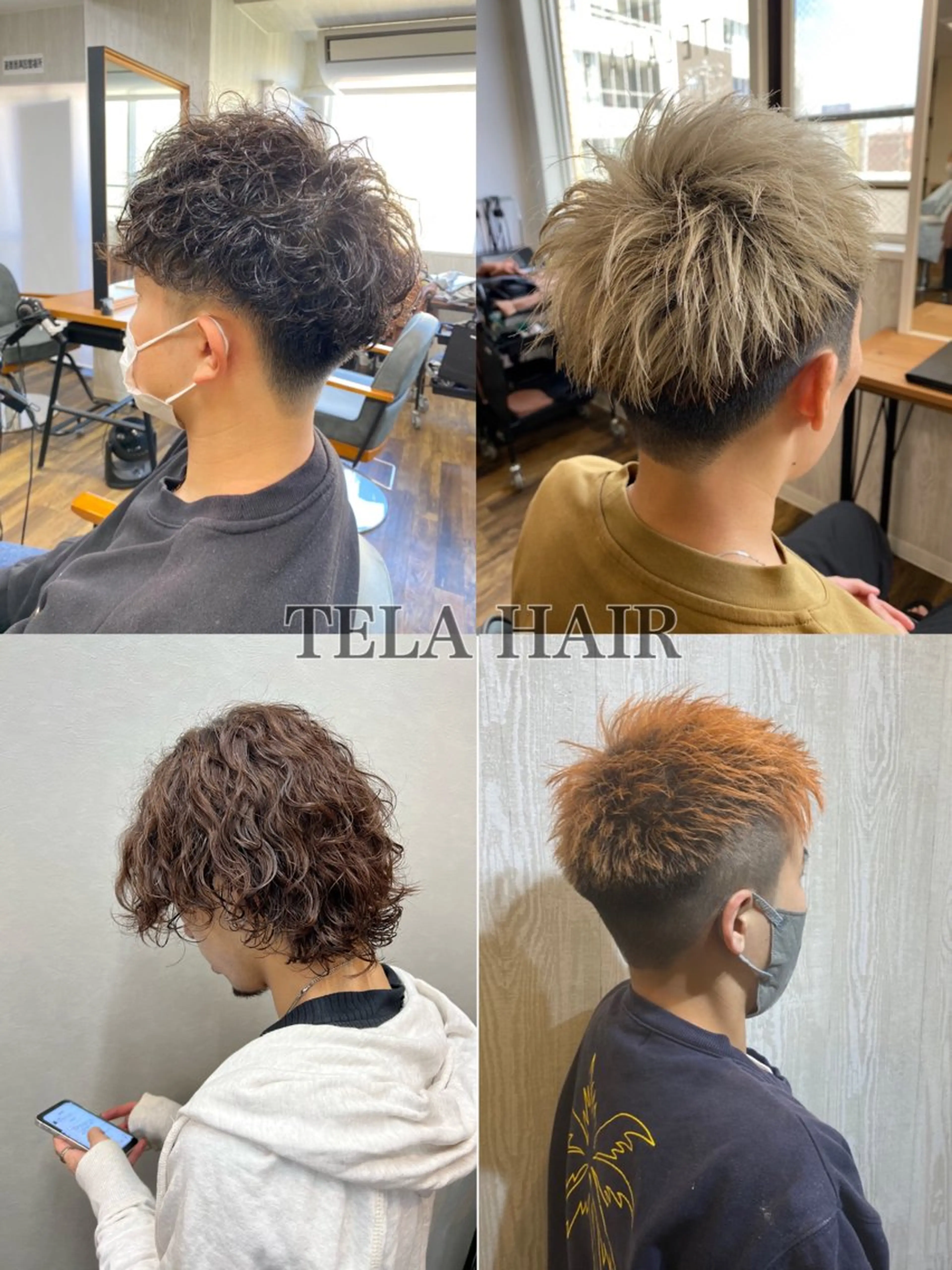 カラー パーマ メンズ TELA HAIR WAKABA🌱のヘアスタイル