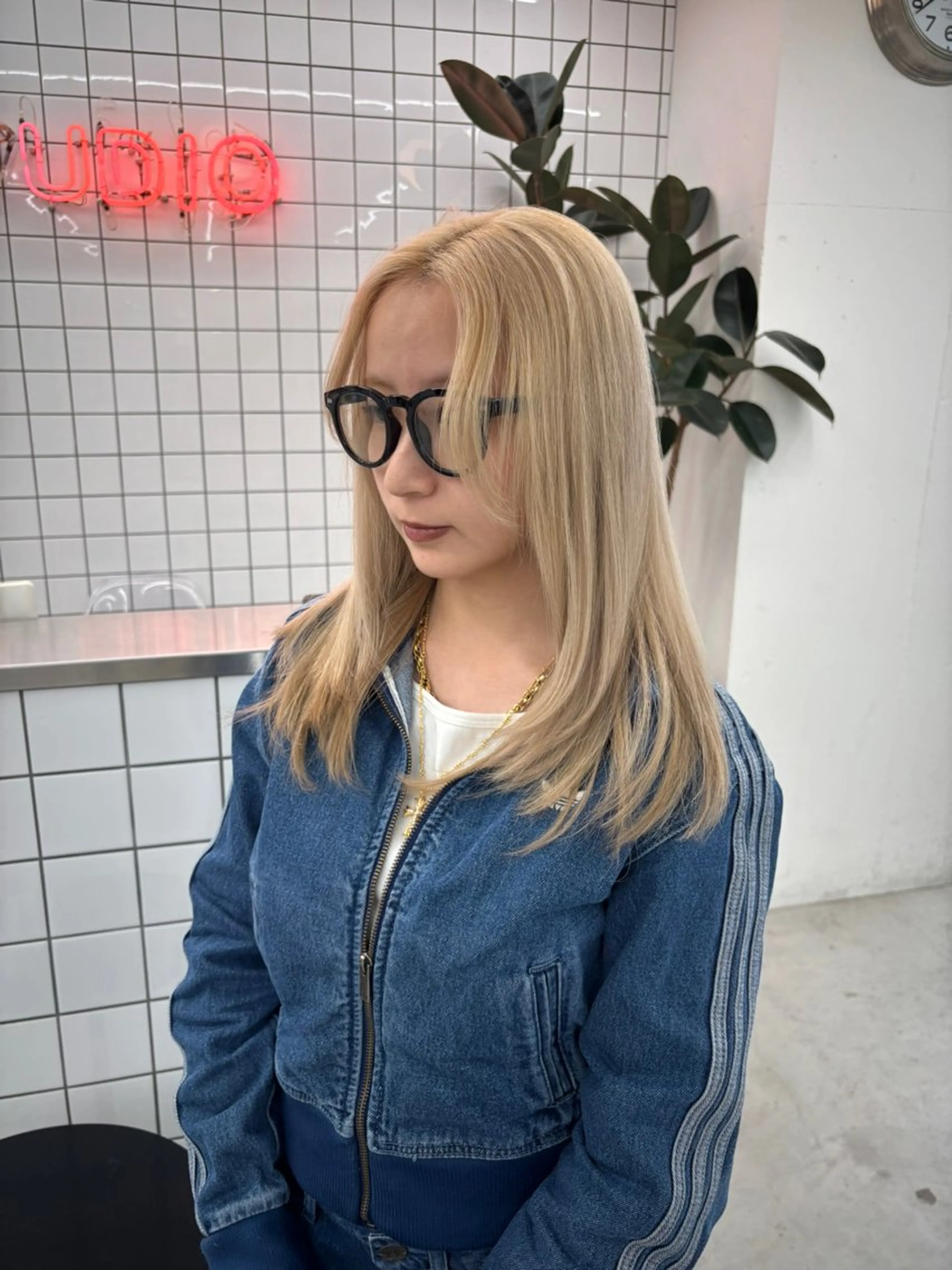 セミロング カラー ヘアアレンジ ヘアカラー 夕羽夢🍓矢場/ JILLSTUDIOのヘアスタイル