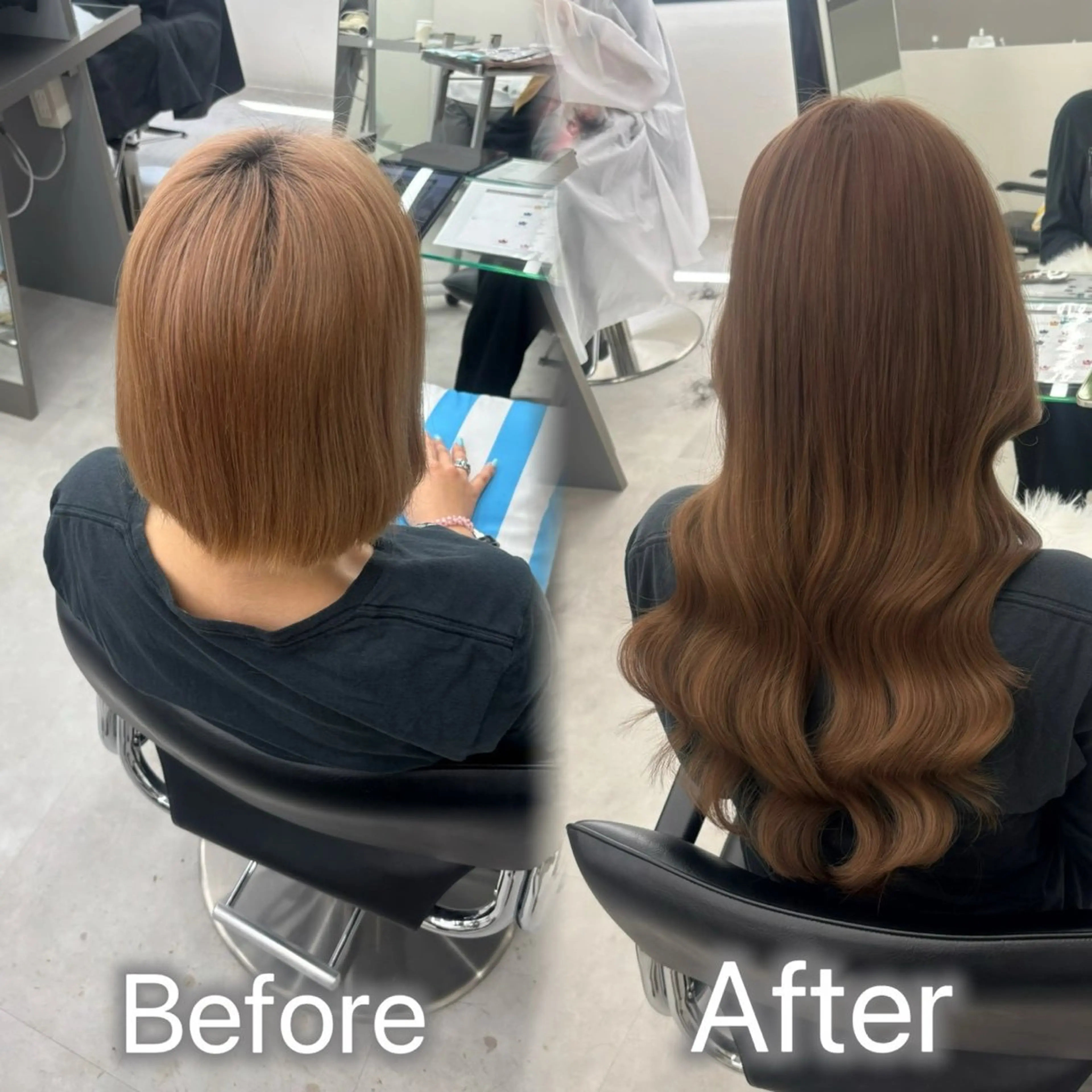 ショート 横浜　アレンジ💫／ エクステ🎀／ルナのヘアスタイル