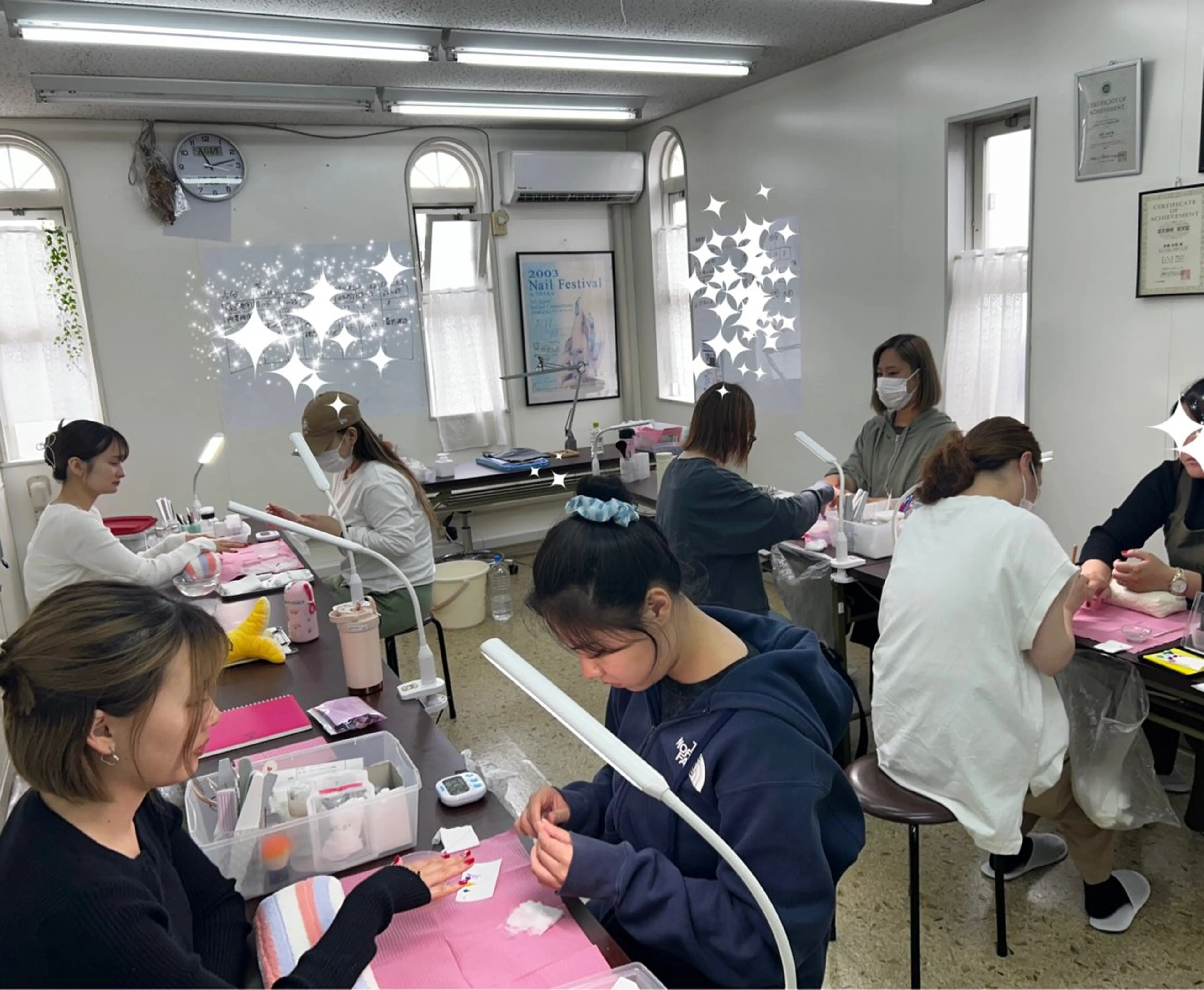 ネイルスクール生練習モデル専用⭐︎ジェルワンカラー(ベタ塗りorグラデーション)の写真