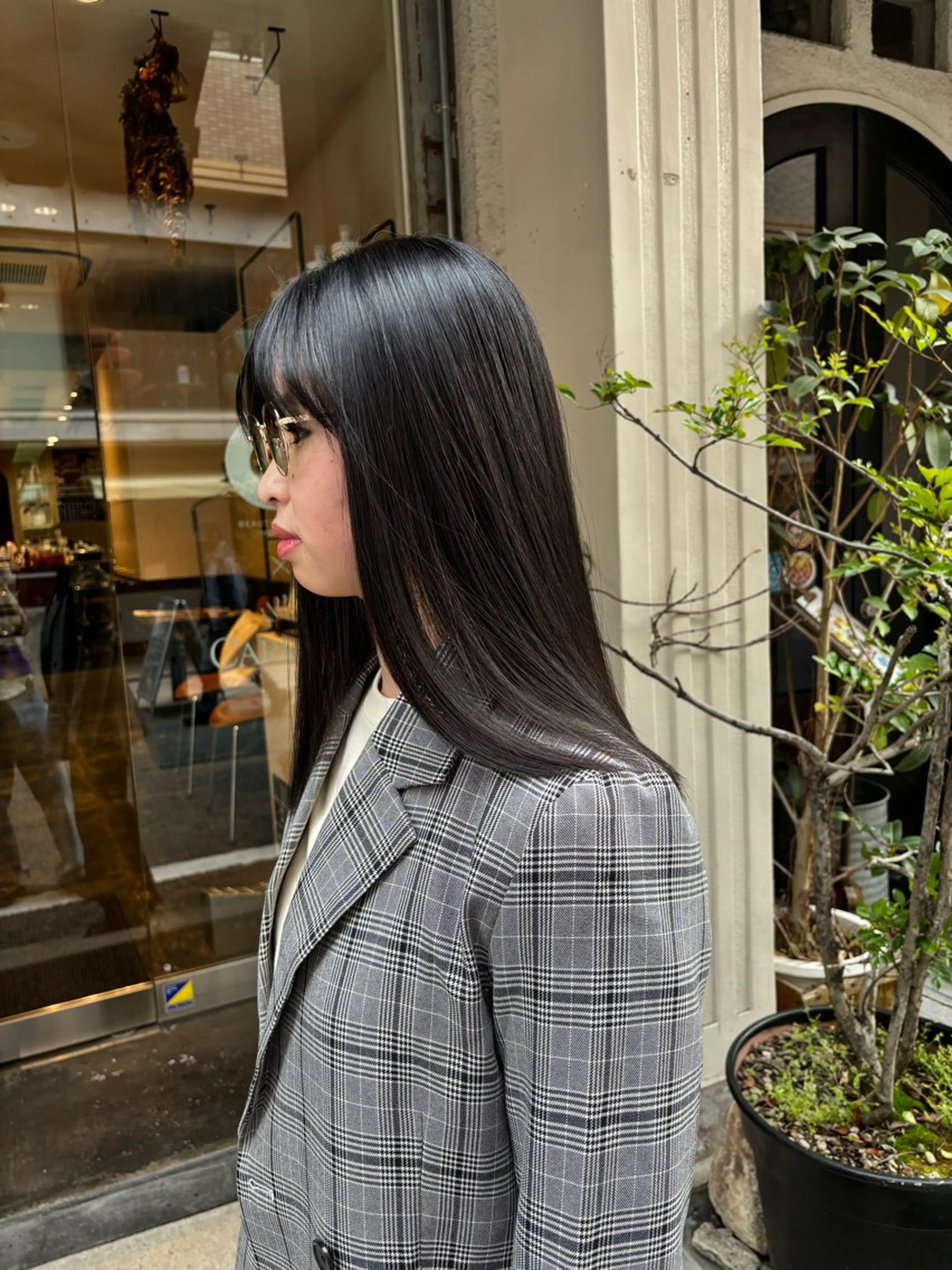 セミロング 髪質改善 トリートメント 水原波津輝/ボブ /ニュアンスパーマのヘアスタイル