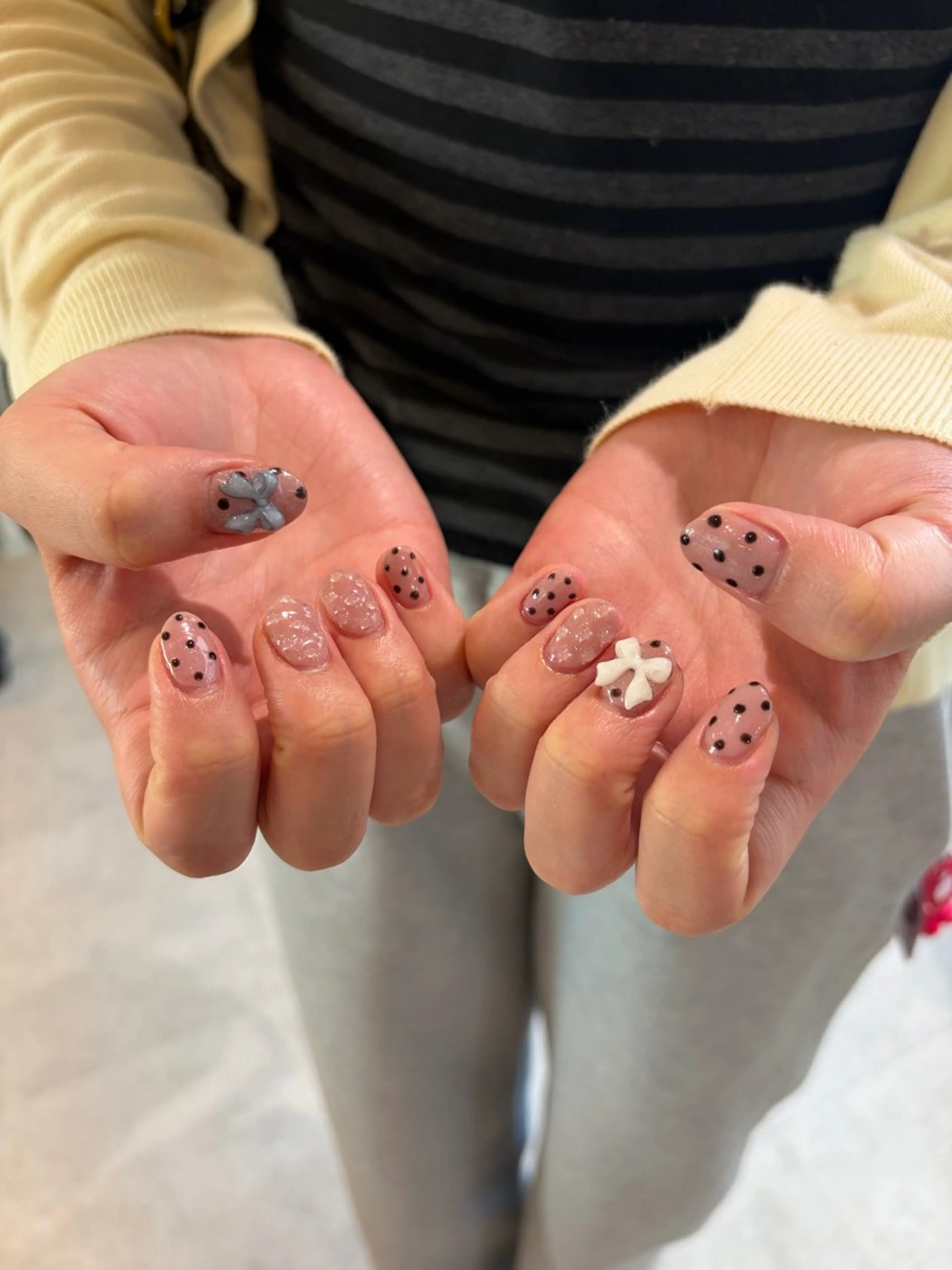 『10名様限定』簡単デザインネイル💅🏻⭐️（オフ、長さだしなし）の写真