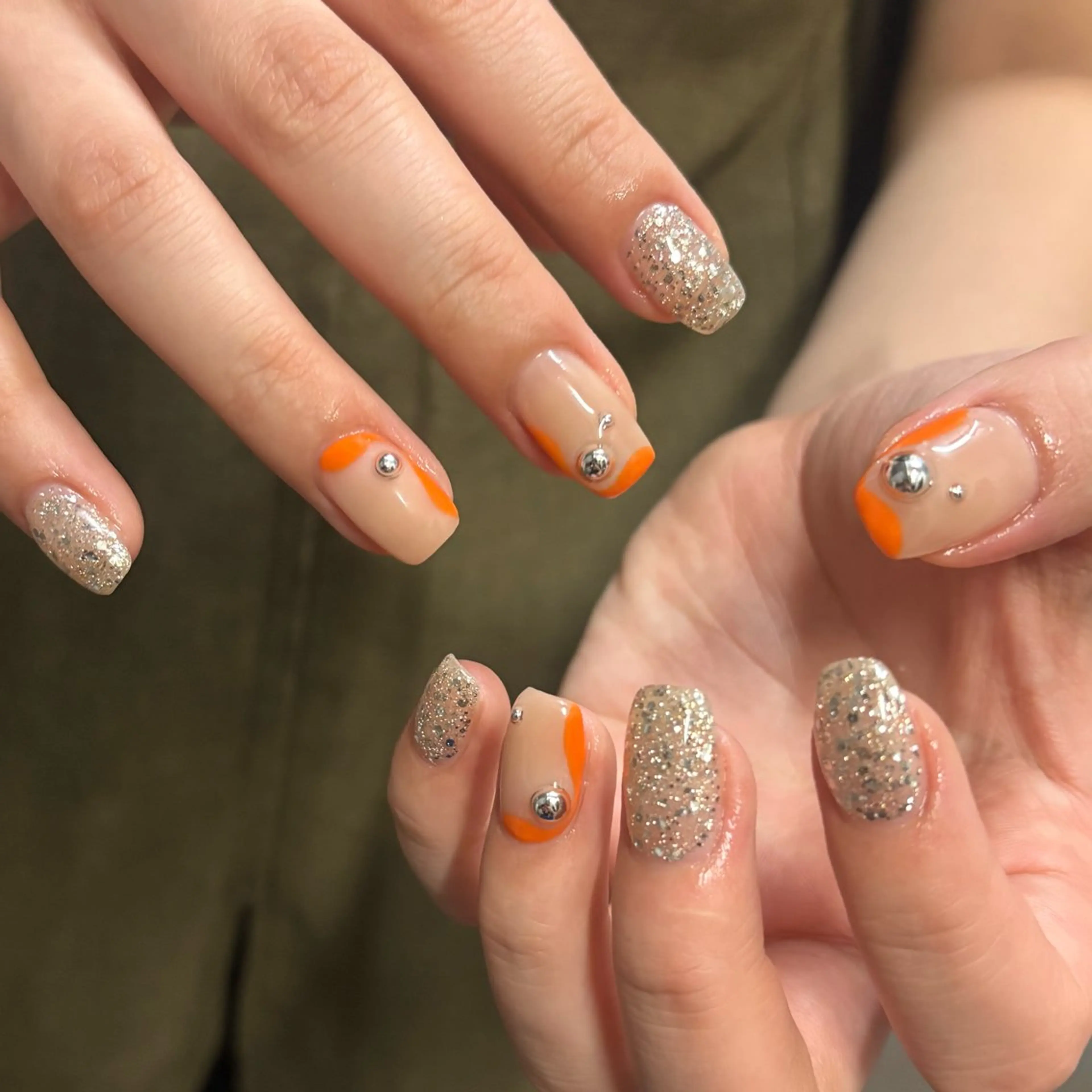 ネイル ハンドネイル カメレオン京橋🌻 草葉由佳のネイルデザイン