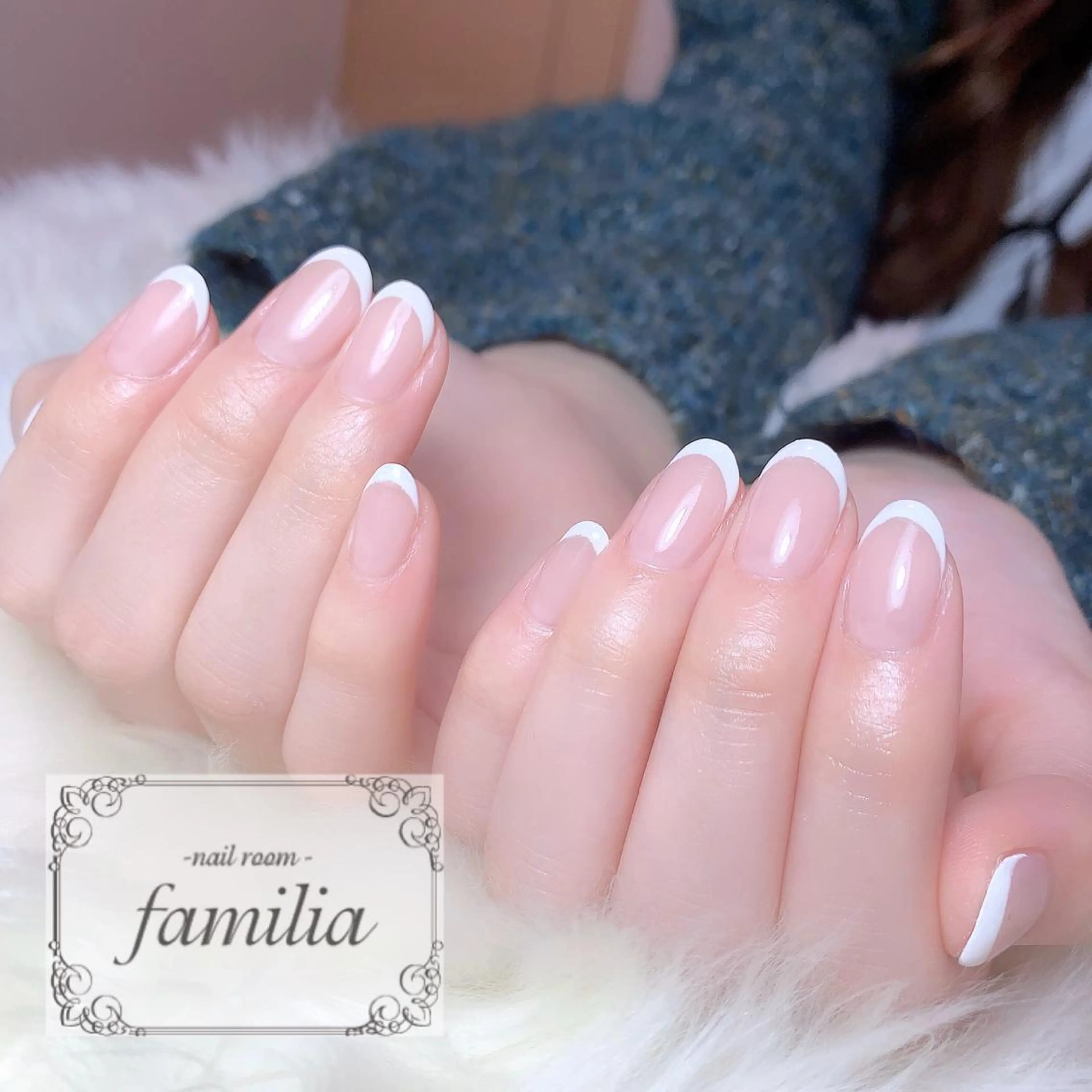ネイル フレンチネイル -nailroom- familiaのネイルデザイン