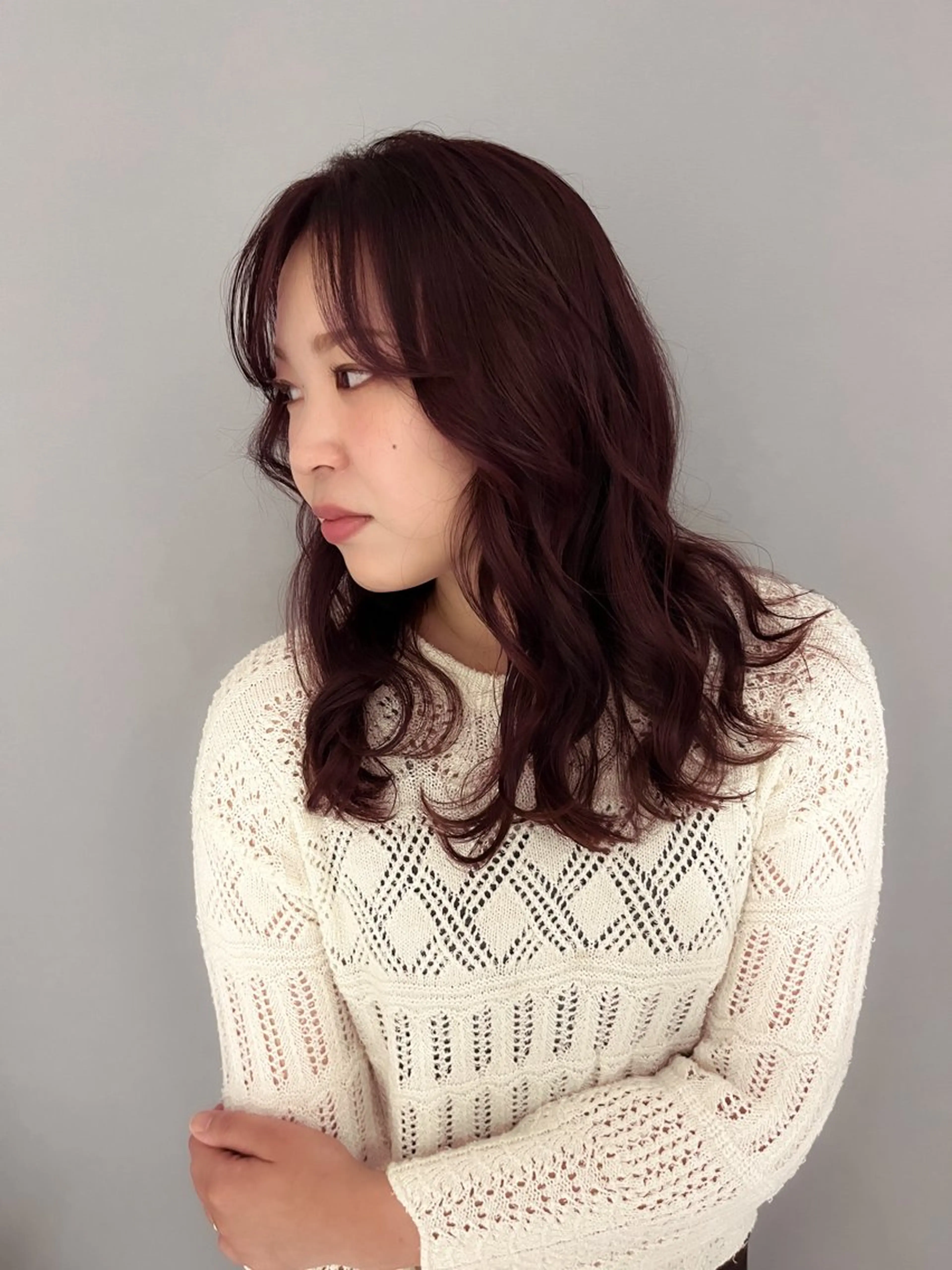 ミディアム カラー ヘアカラー トリートメント Grow by NYNY 坂本 理輝のヘアスタイル