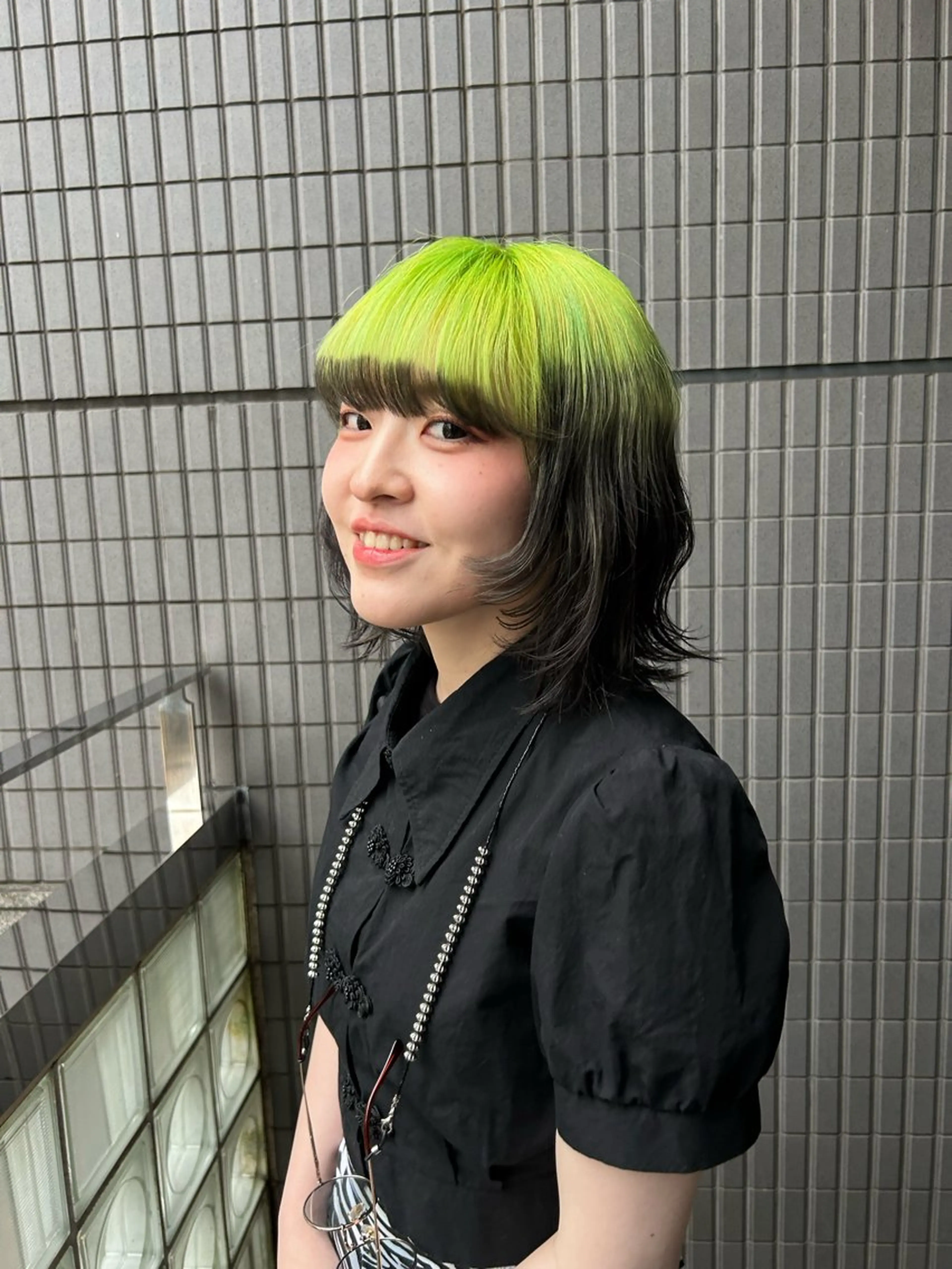 ミディアム カラー ブリーチ デザインカラー 横浜カラー/パーマ/ SAKI💫のヘアスタイル