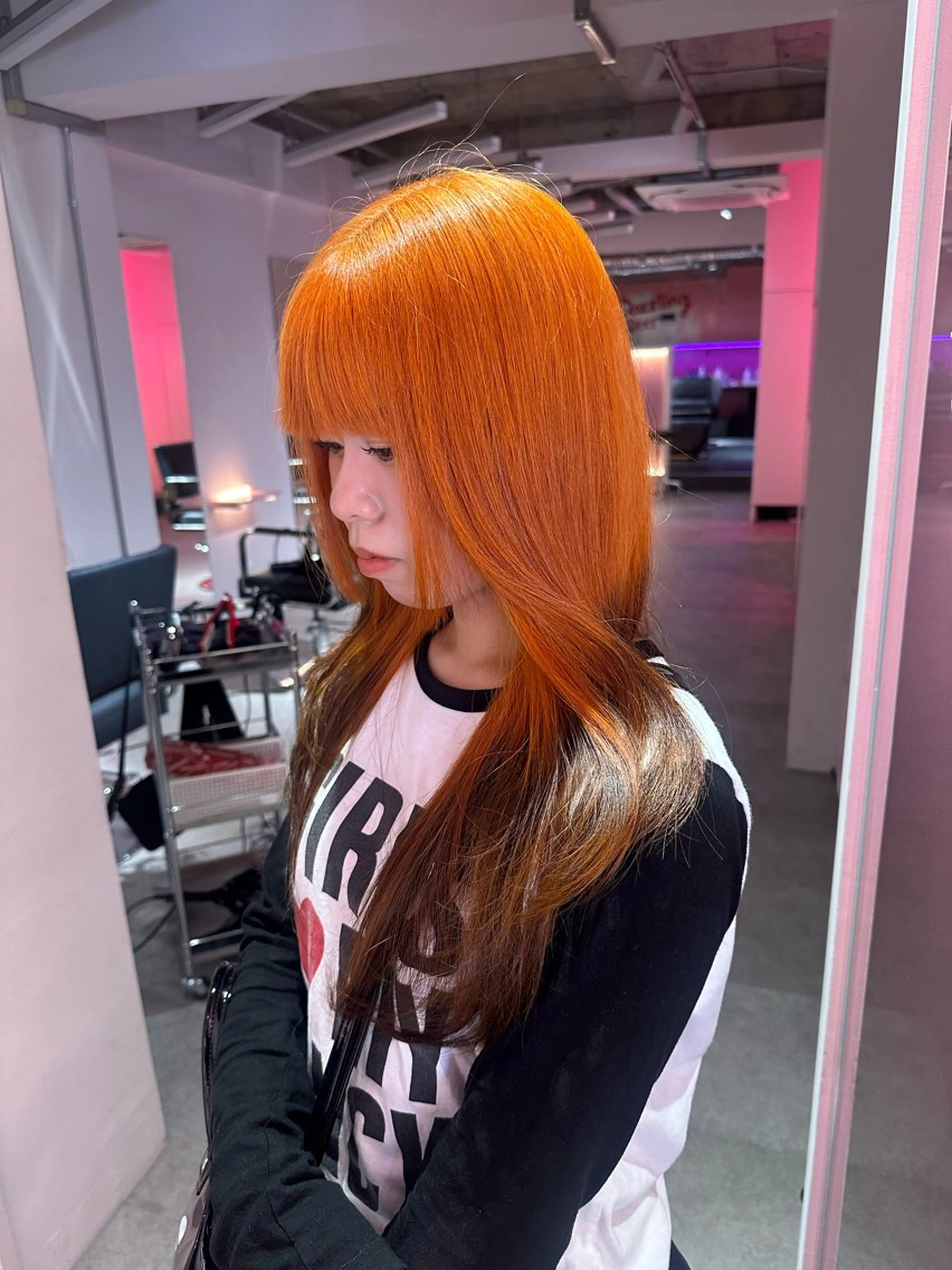 ロング ヘアカラー トリートメント ブリーチカラー /MAHIROのヘアスタイル