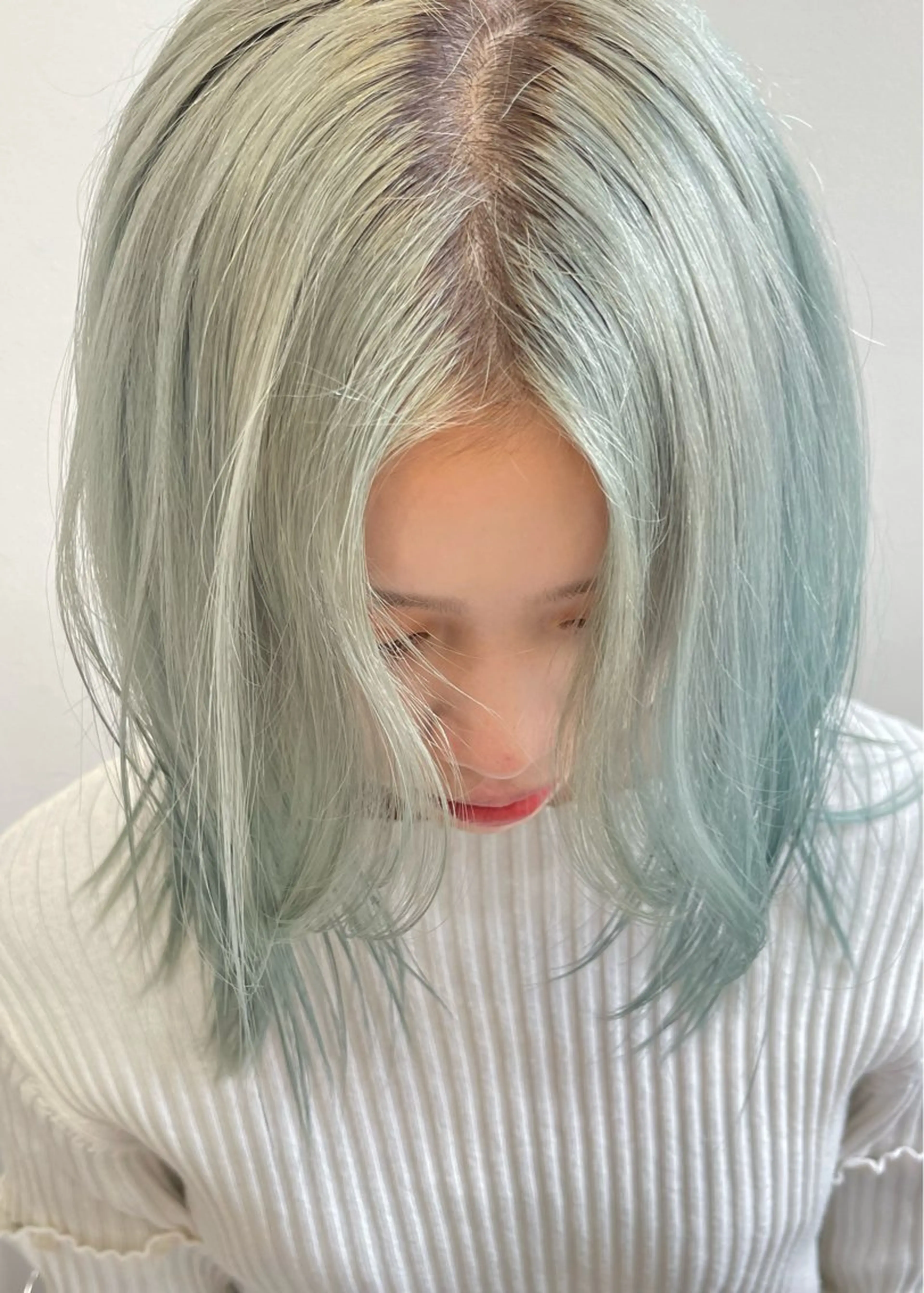 カラー 広島:ミルキーカラー tsumaのヘアスタイル