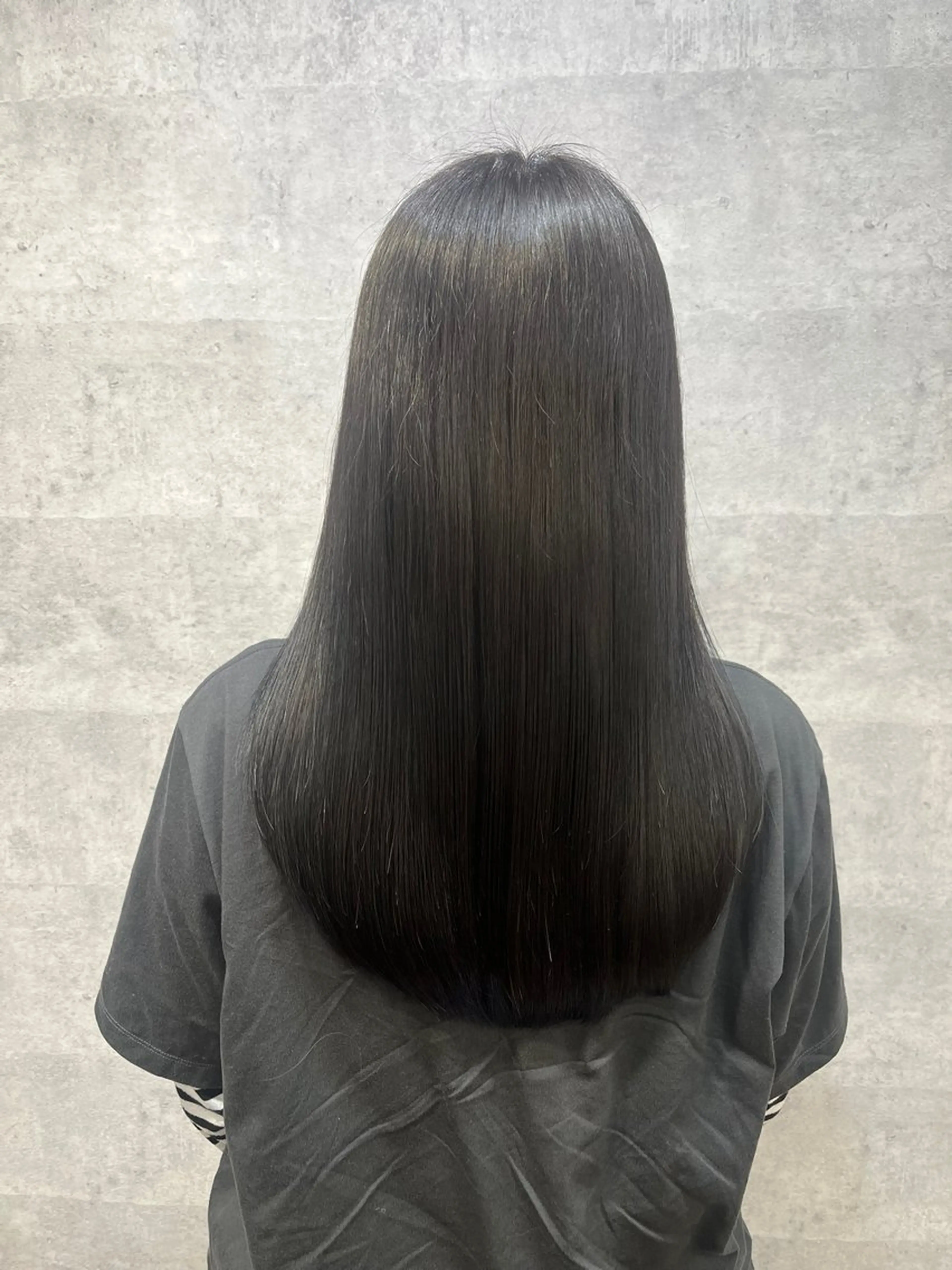 ロング カラー ヘアカラー トリートメント 紫音 cutwells郡山のヘアスタイル