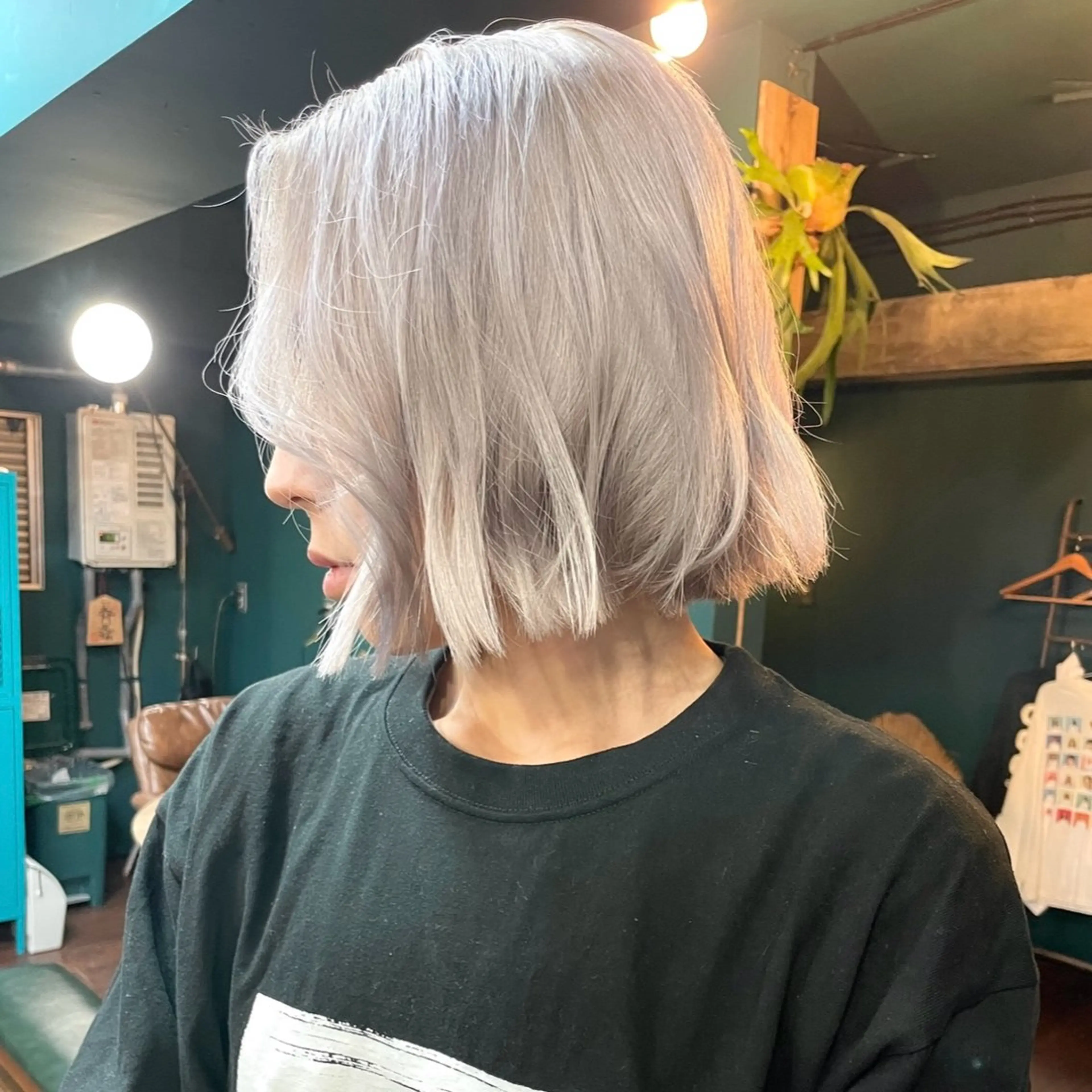 ミディアム ヘアカラー vivre libreのヘアスタイル