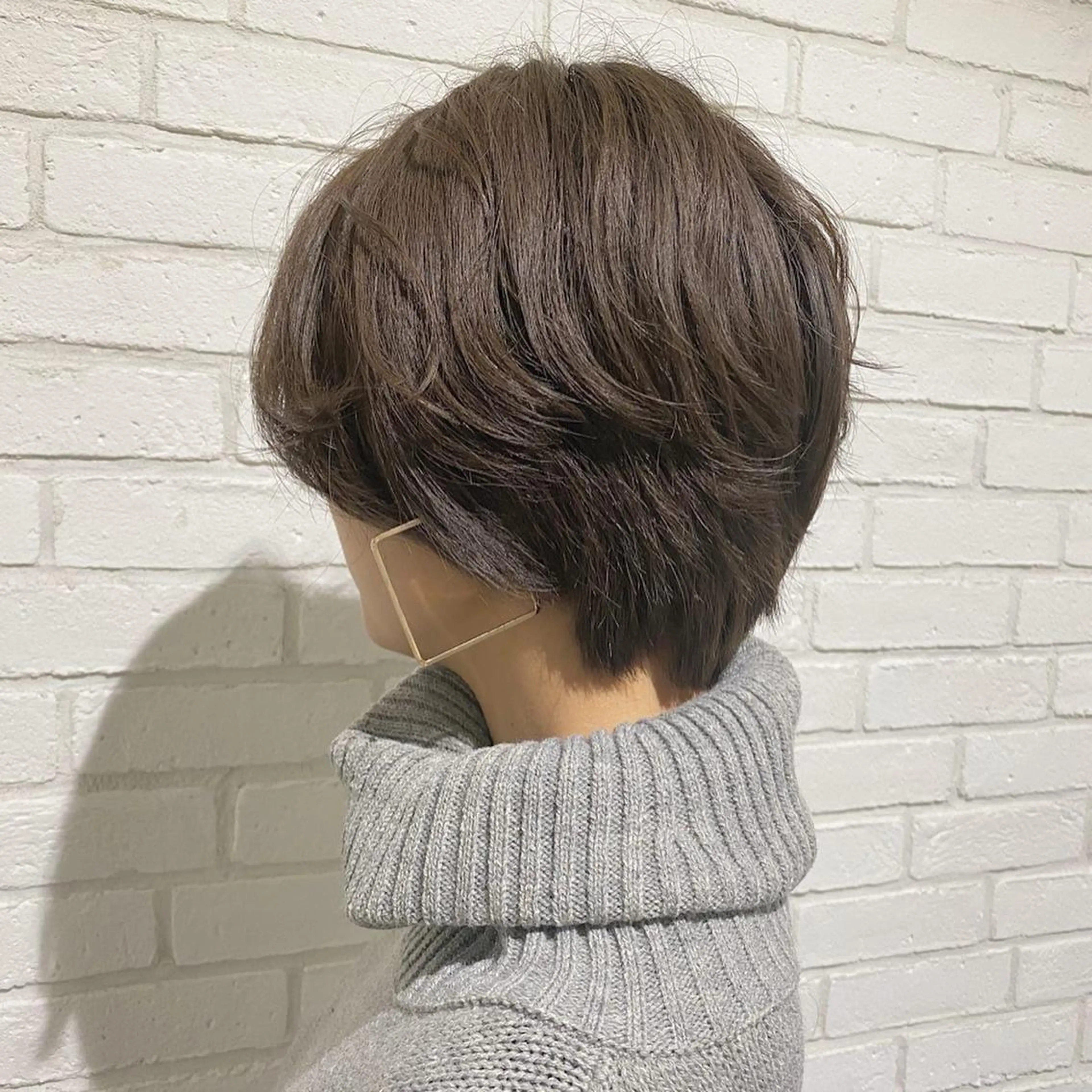 ショート カラー ブリーチ ブリーチなしカラー 🪻花屋併設🪻秀島 有紀のヘアスタイル