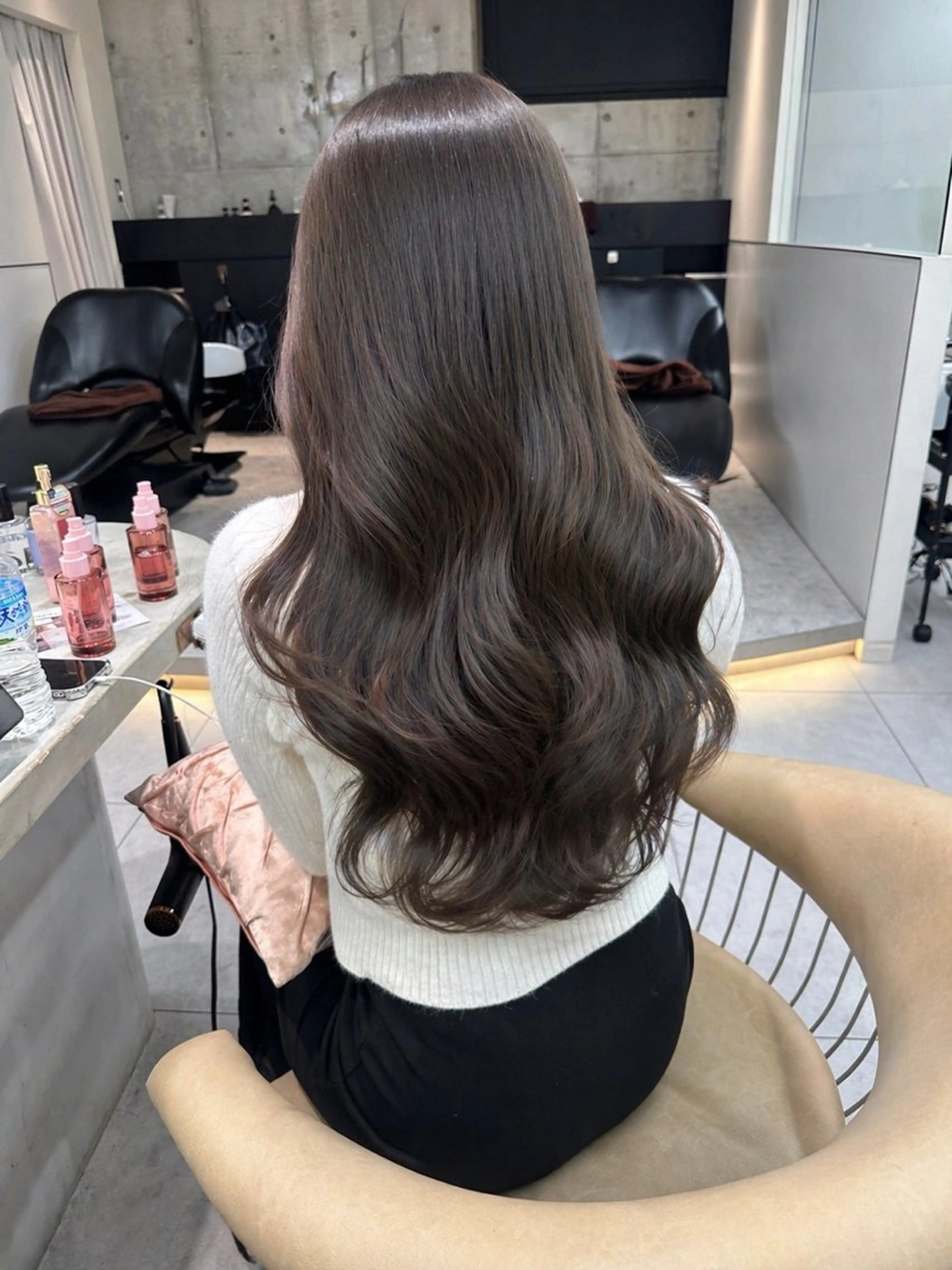 セミロング カラー カット ヘアカラー トリートメント 《髪質改善✖️オリー ブ🧸》小嶋拓也のヘアスタイル