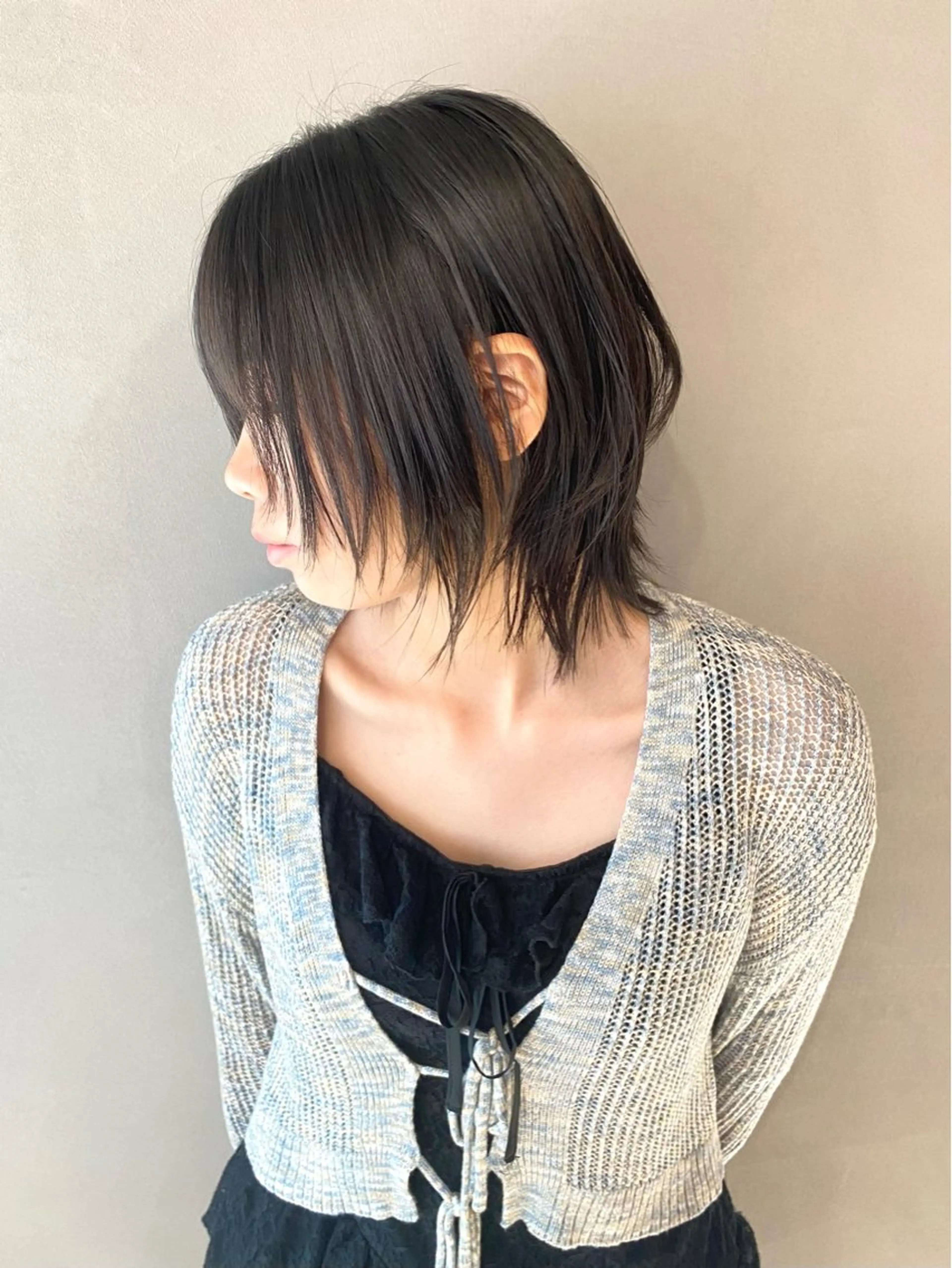 ショート ウルフカット カット トリートメント 絹髪質感TR💫 レイヤーカット/熊澤のヘアスタイル