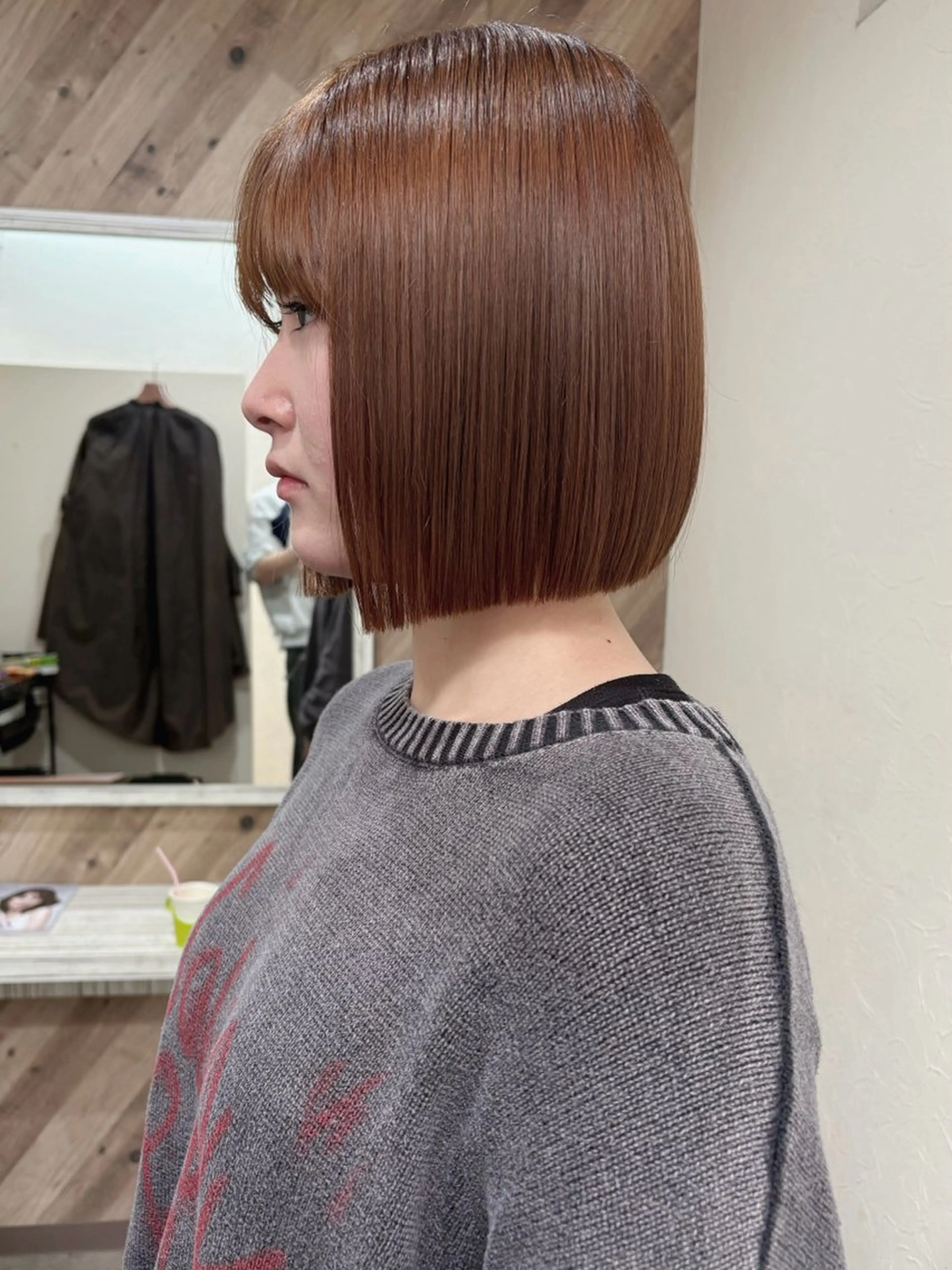 ショート ボブ カット ヘアカラー 城島 大輝のヘアスタイル