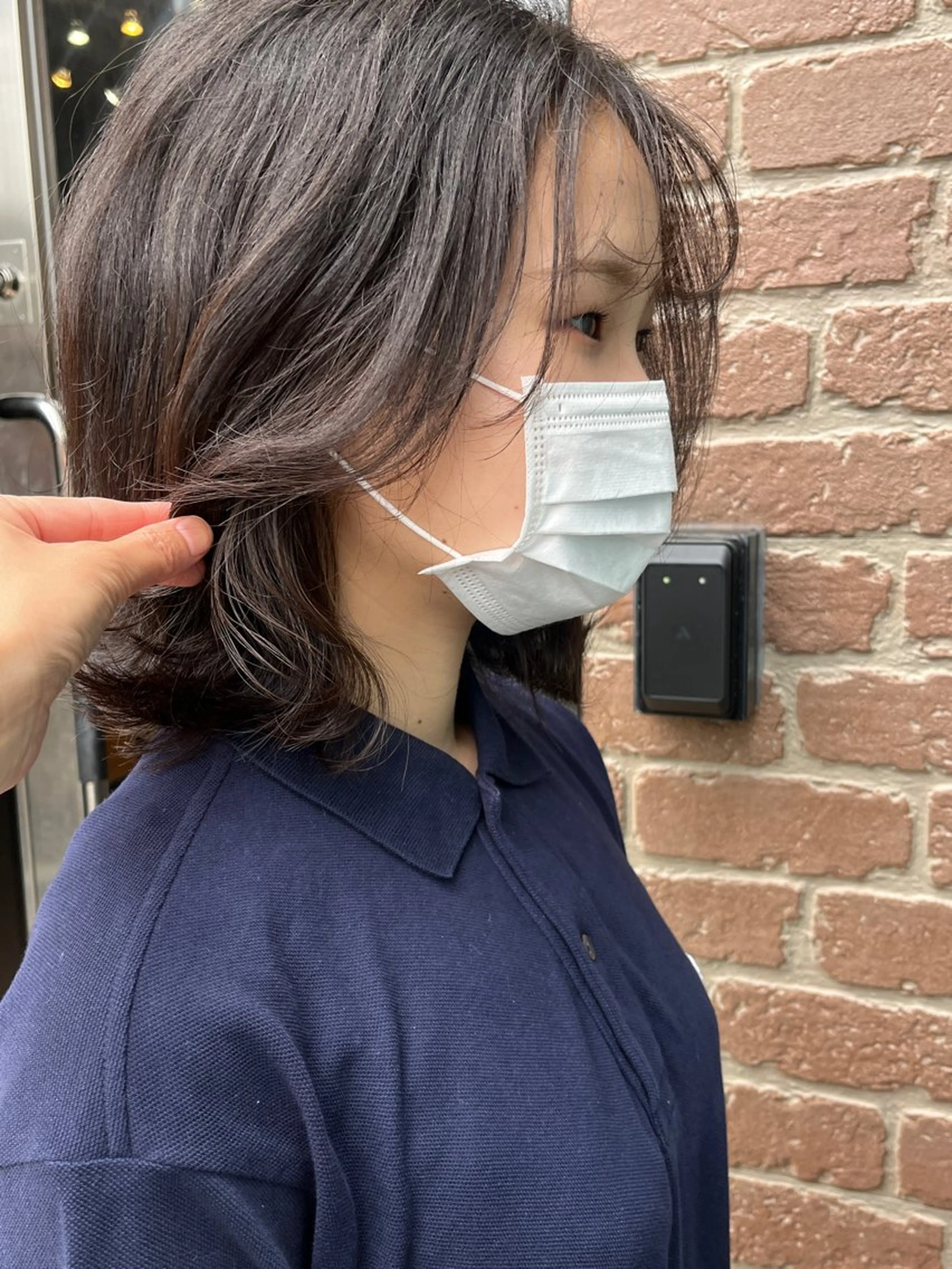 ショート カラー メンズ 久木原 ゆりのヘアスタイル