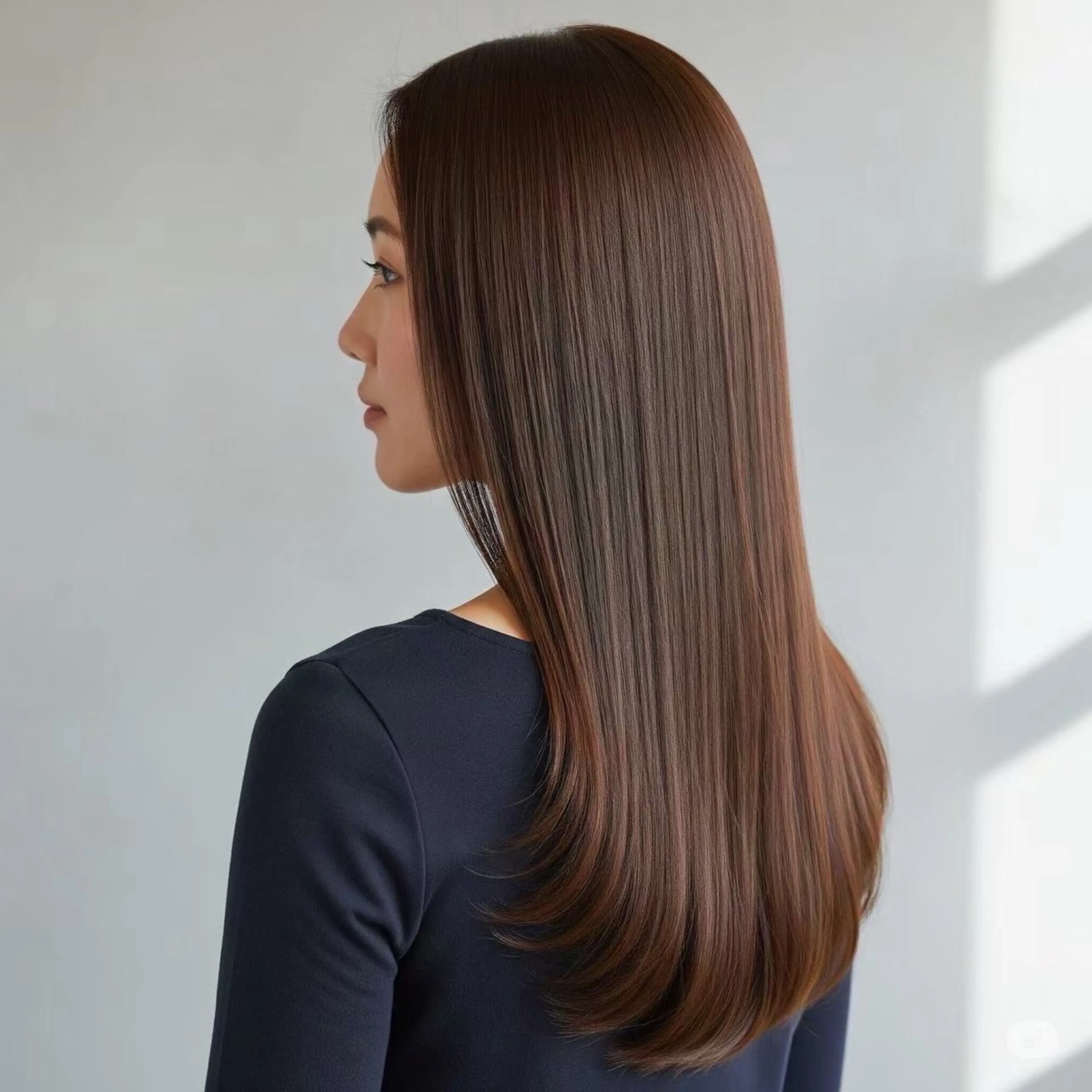 ロング 藤本 あすかのヘアスタイル