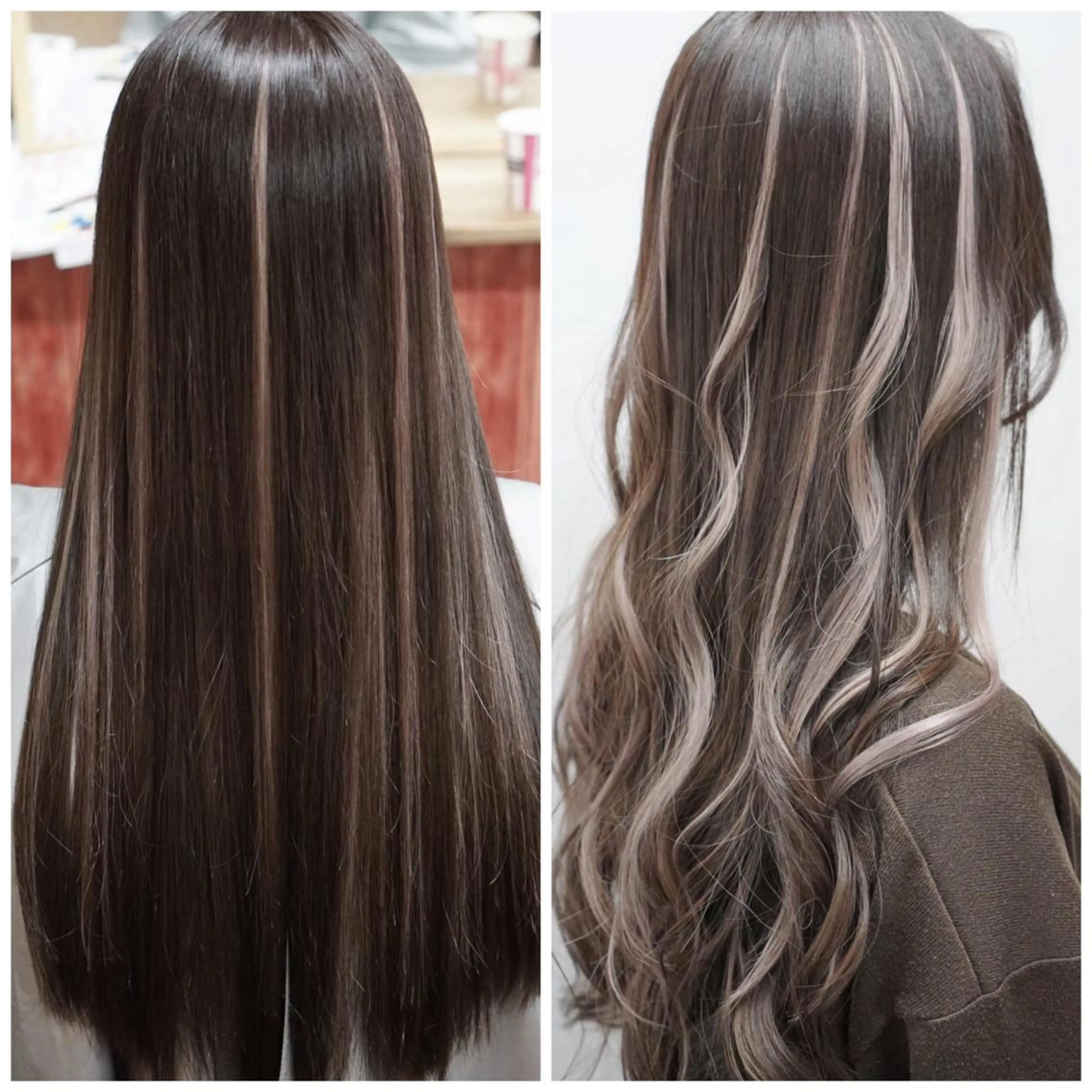 ロング カラー メッシュ エクステ ヤナ マネージャーのヘアスタイル