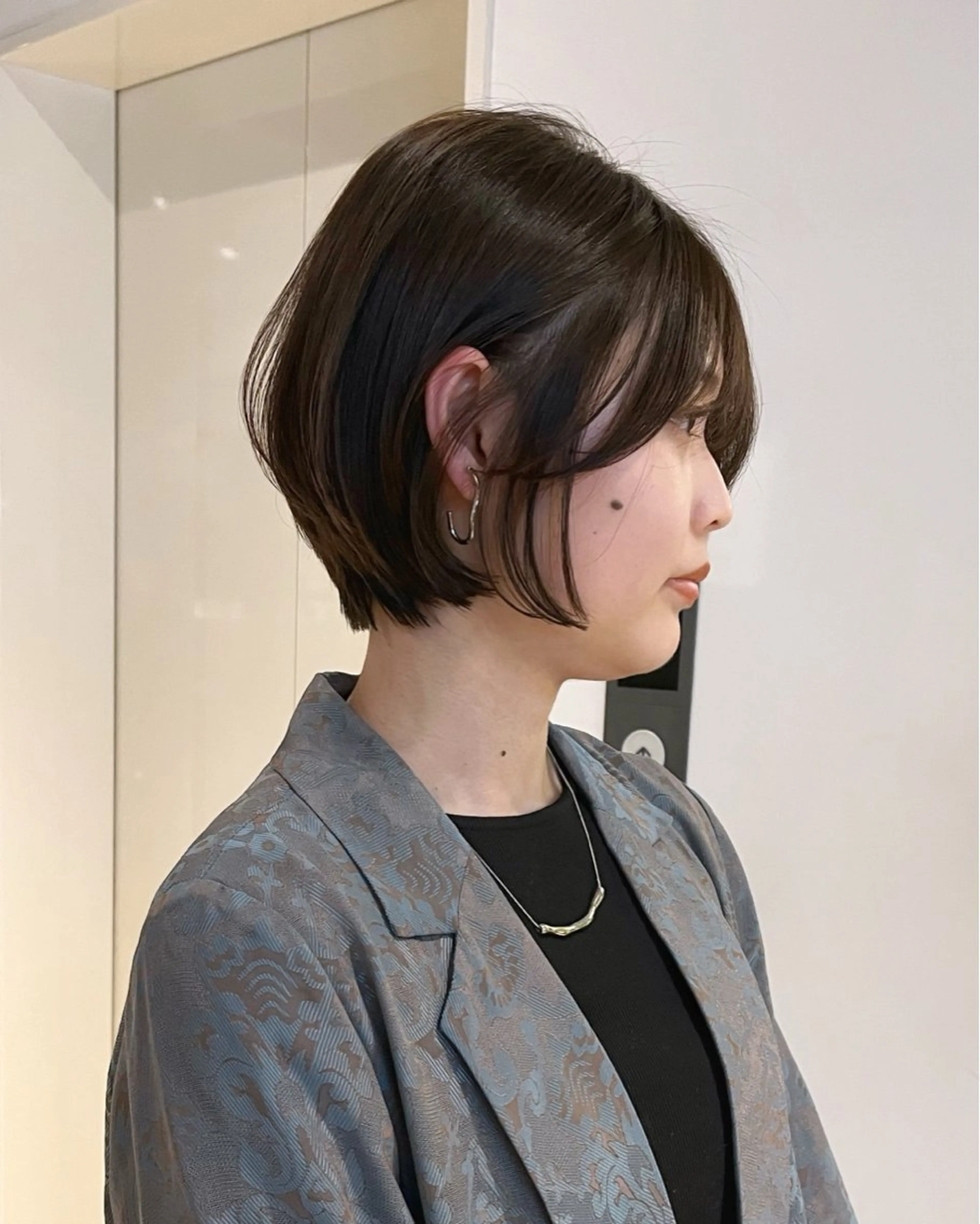 ショート カラー かわい りほのヘアスタイル