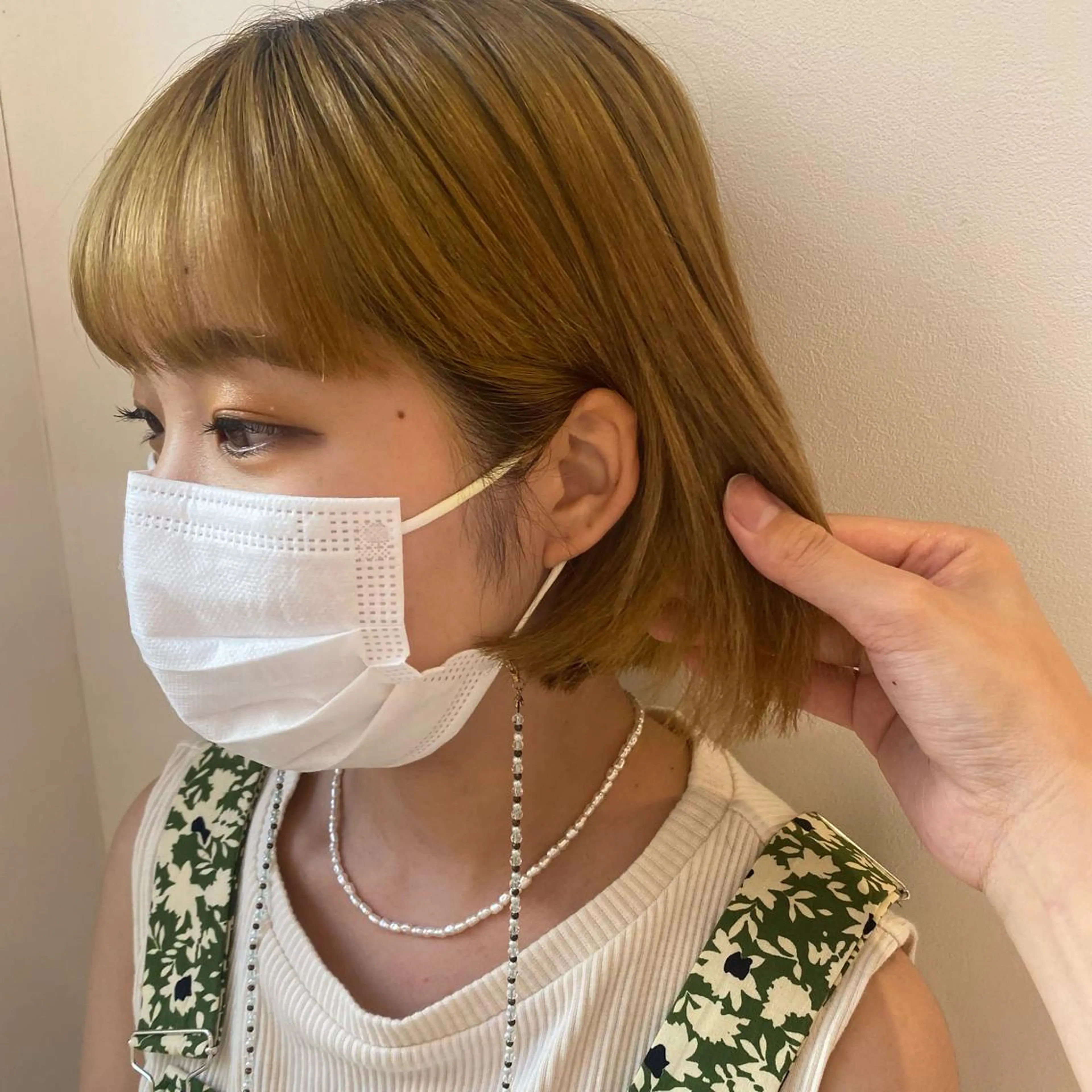 ショート カラー イエローカラー 🌷Asuka /レイヤーカット🌷のヘアスタイル