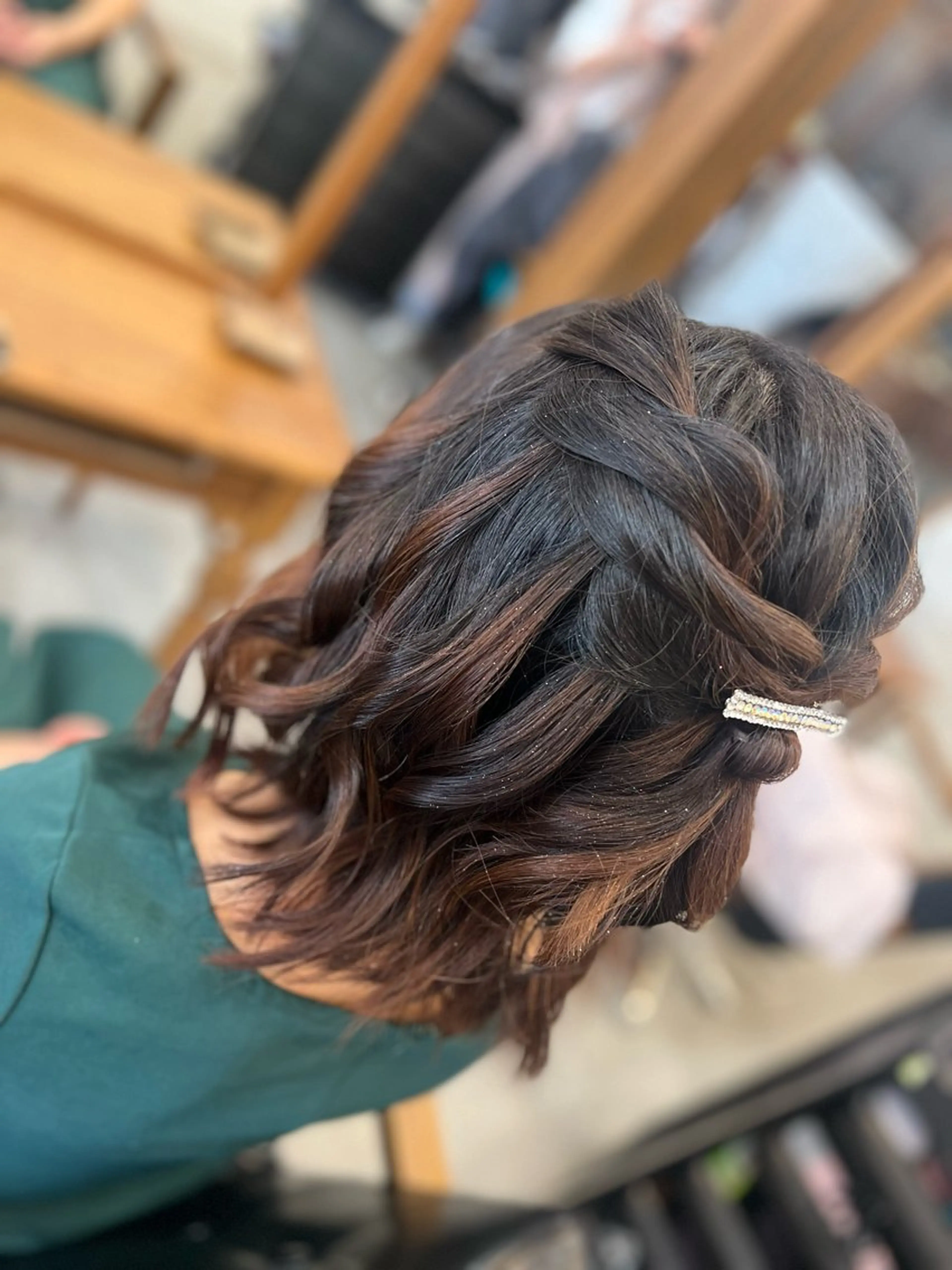 ミディアム 外国人風カラー ヘアセット Style Tのヘアスタイル