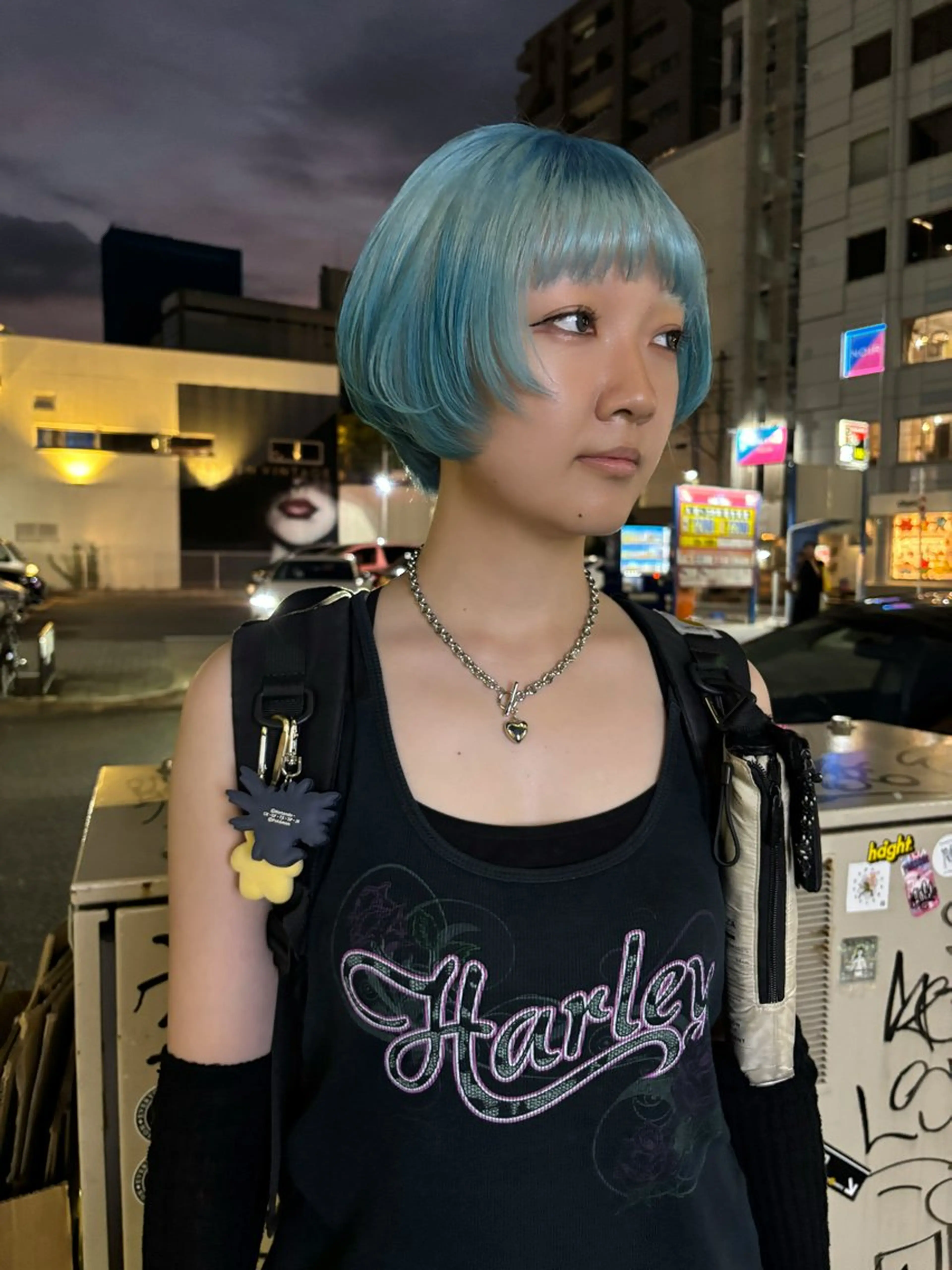 ショート ヘアカラー ヒラカホ/ ブリーチ/似合わせのヘアスタイル