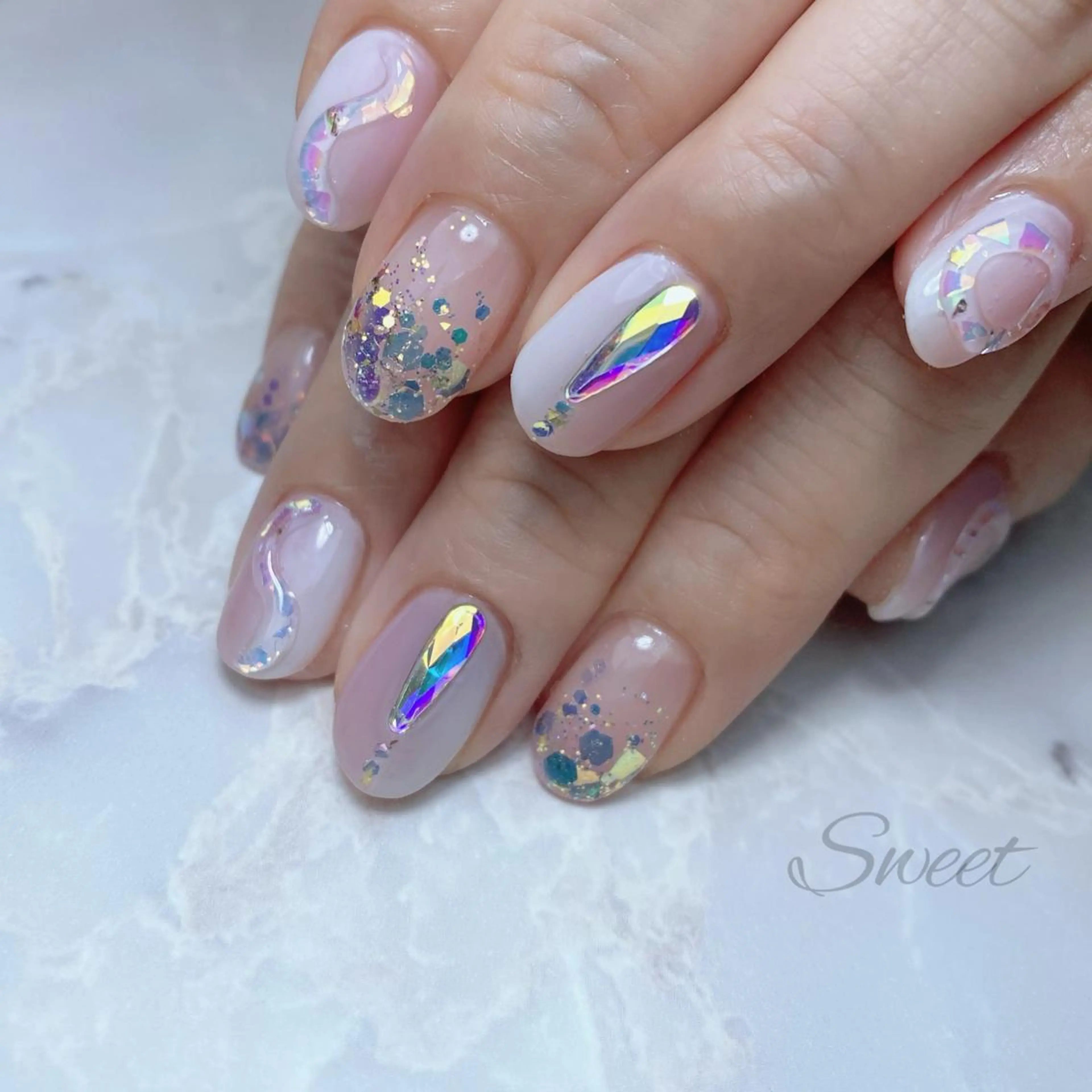 ジェル ネイルやり放題 自店オフは料金に含まれます。の写真