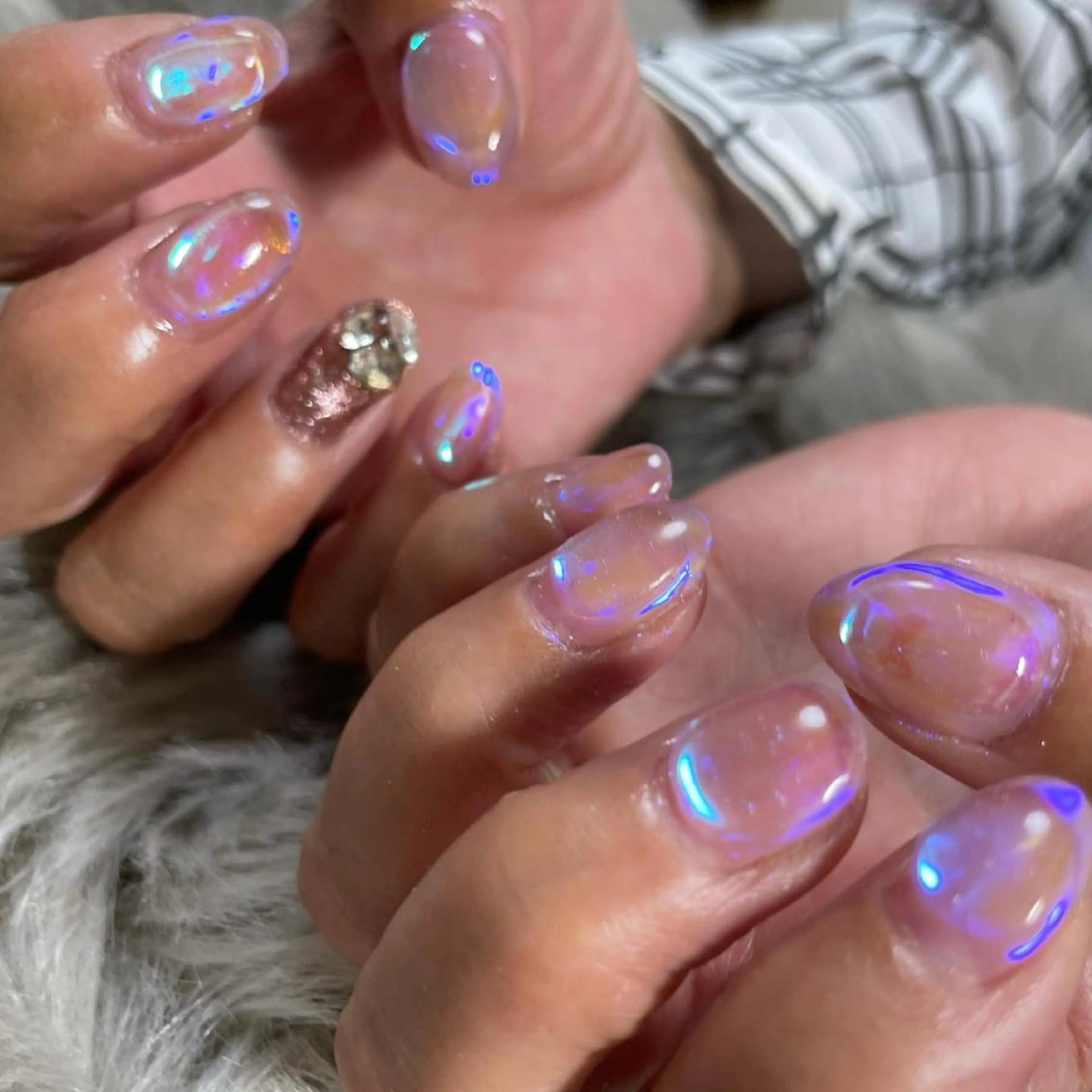ネイル 氷ネイル・うるうるネイル BINERVA所属・BINERVA nail salonのネイルデザイン