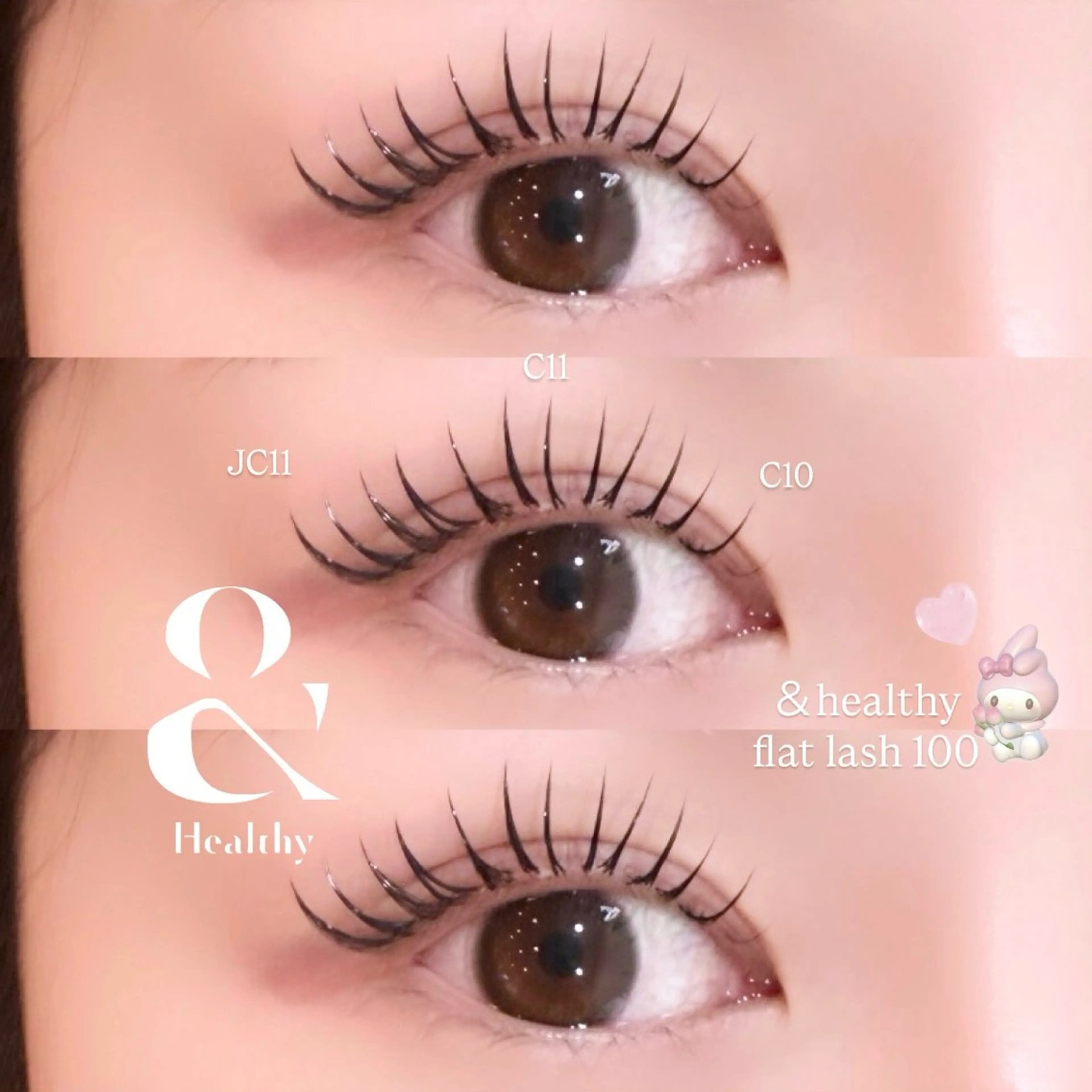 マツエク・マツパ フラットラッシュ マツエク 千島 里歩のマツエク・マツパデザイン