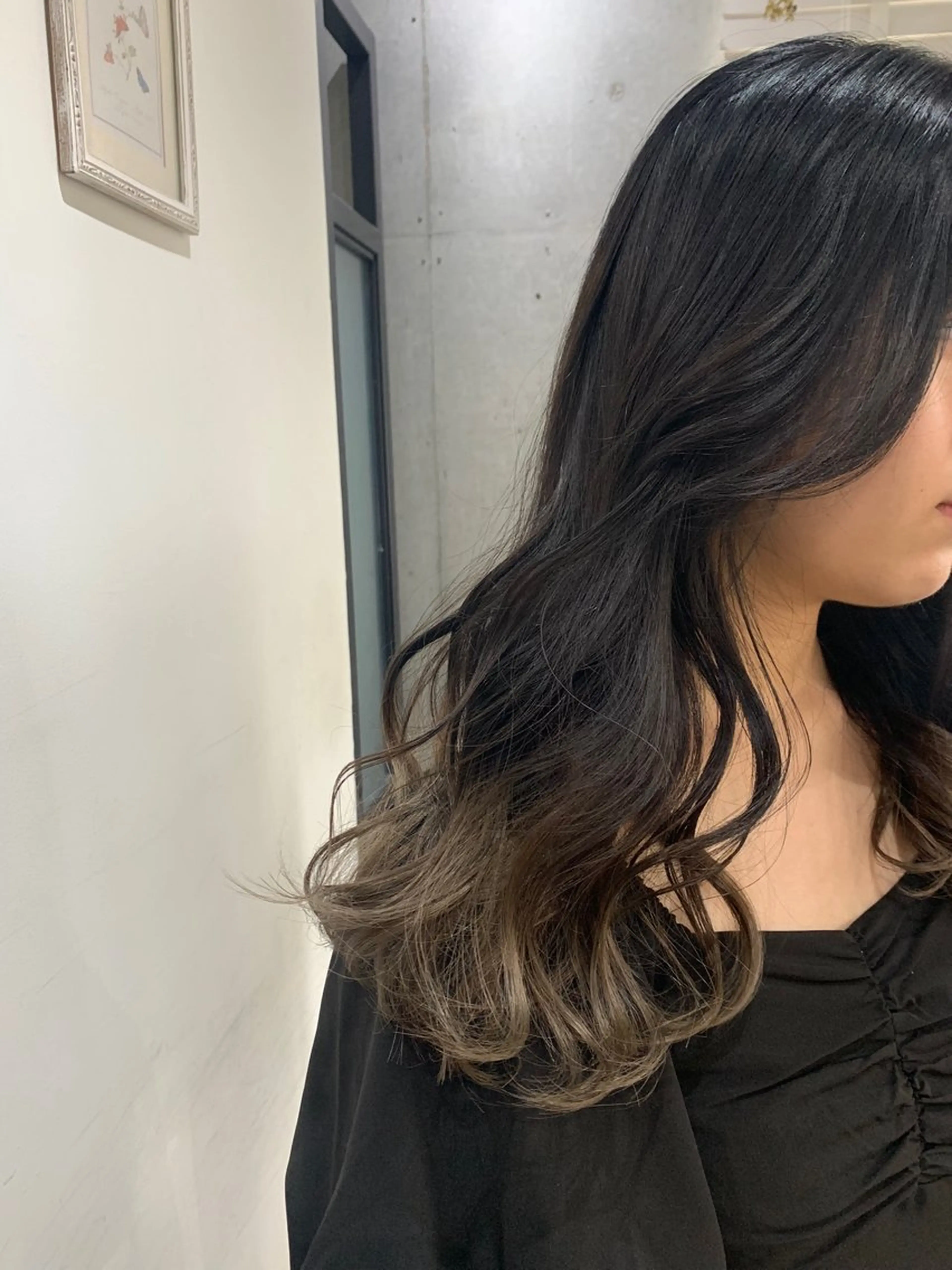 ロング カラー ヘアアレンジ kei/透明感カラー /ベージュ/インナーのヘアスタイル