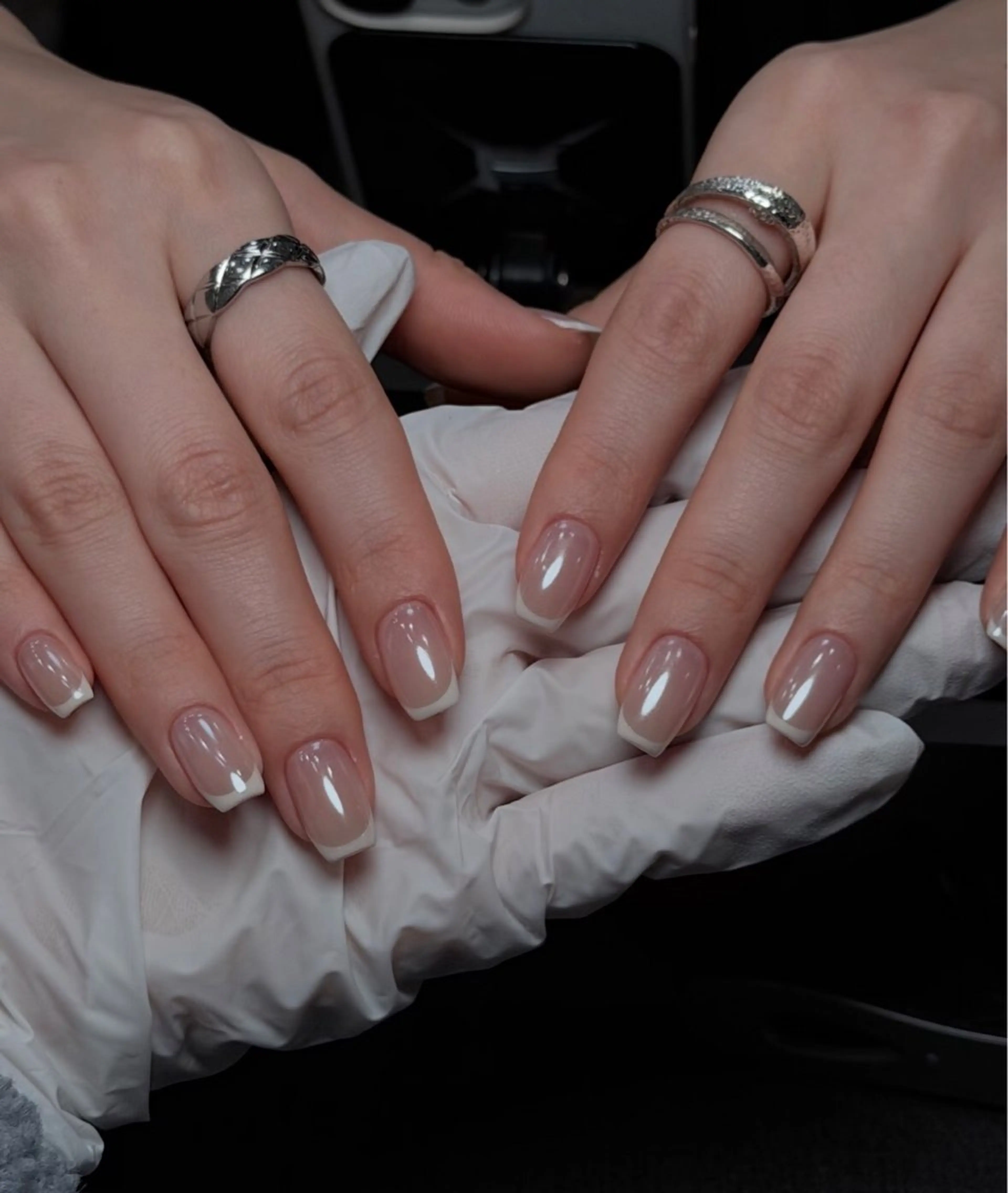 ネイル オーロラネイル ハンドネイル Tinicoo nailのネイルデザイン