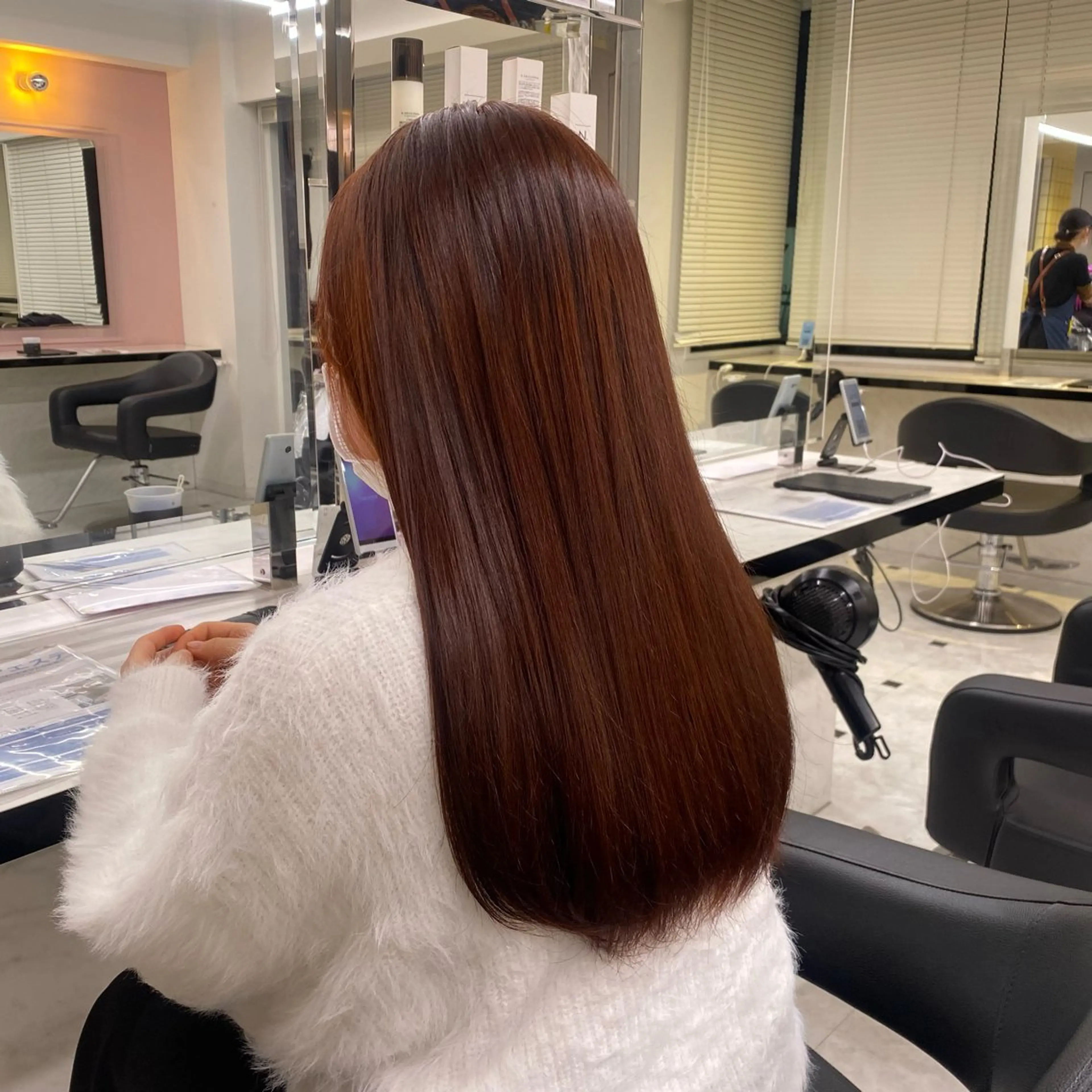 カラー 透明感ベージュカラー 🪞上野🪞AIのヘアスタイル