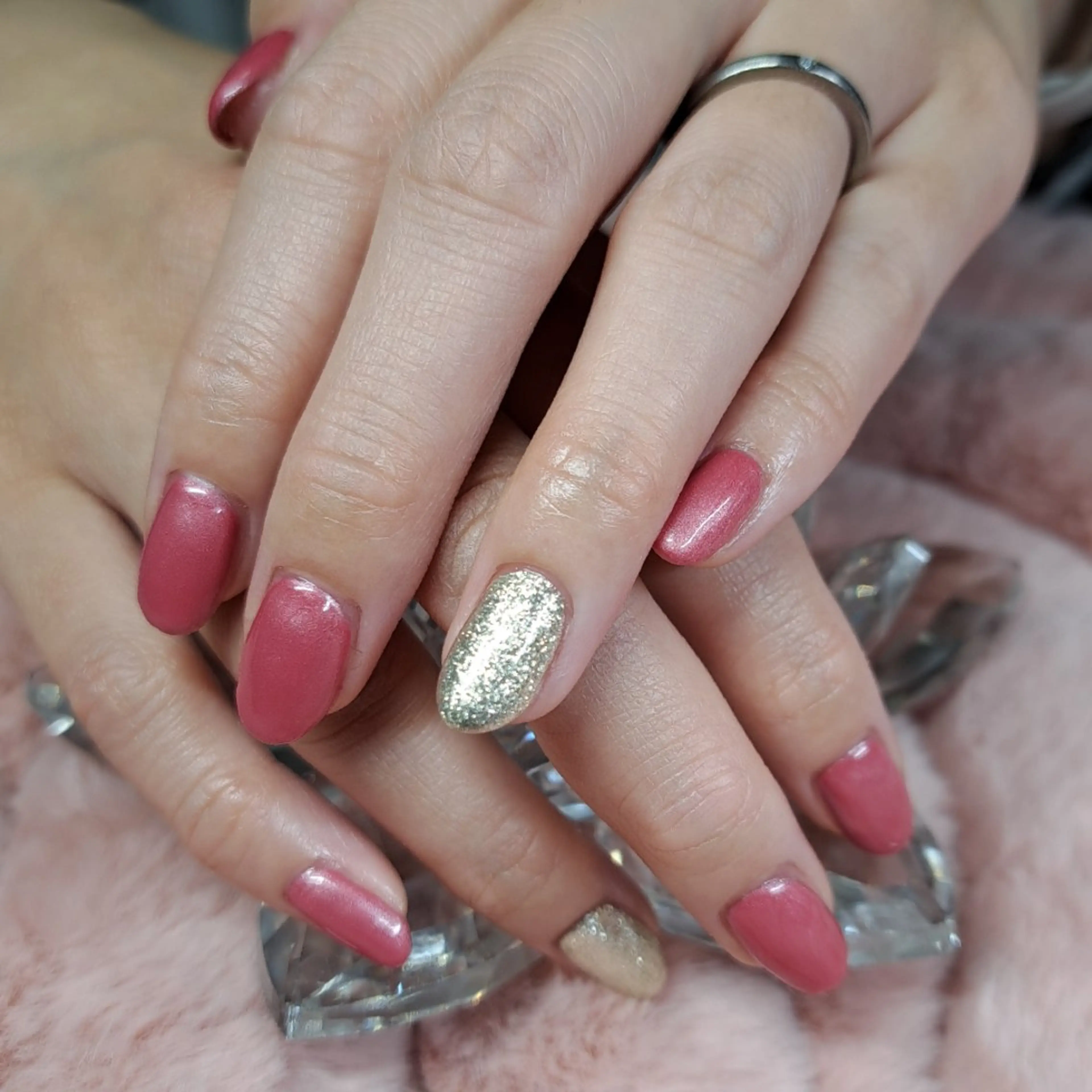 ネイル キラキラネイル ワンカラーネイル HAYASHI  Nのネイルデザイン