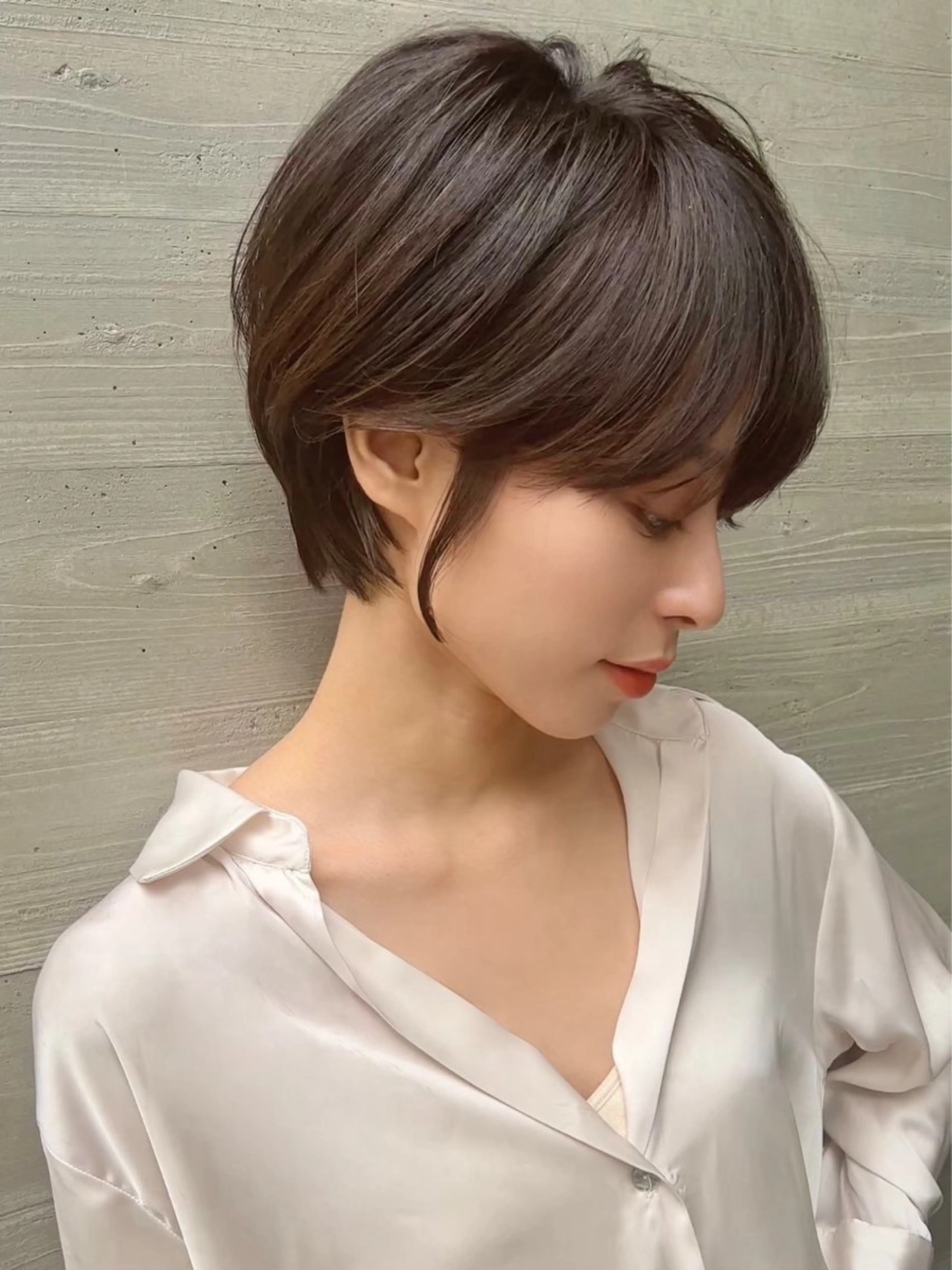 ショート 丸みショート ショートヘア 巻ける縮毛矯正/ボブ 小顔カット大和田拓夢のヘアスタイル