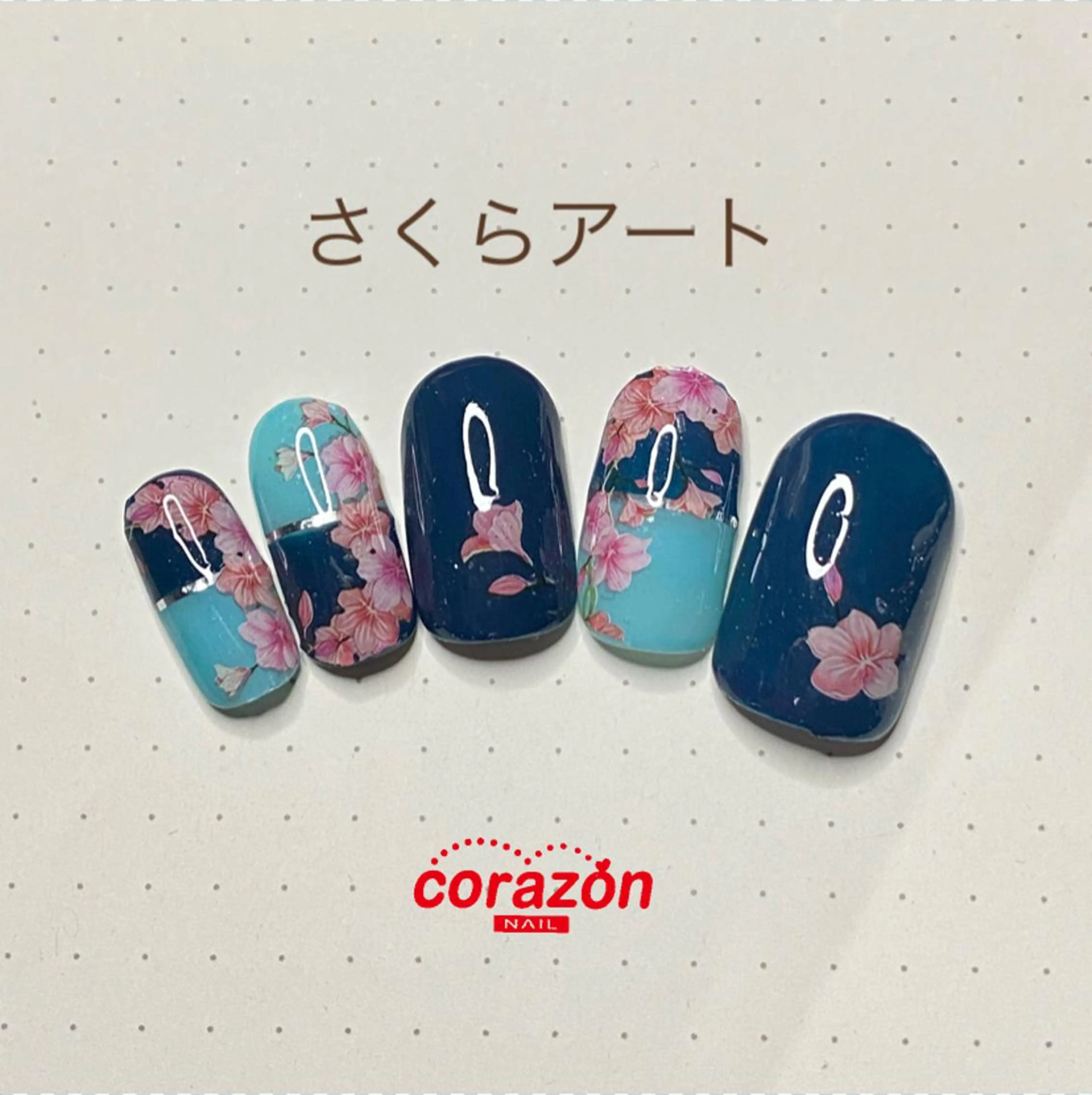 ネイル アートネイル 春ネイル ネイリスト aicoのネイルデザイン