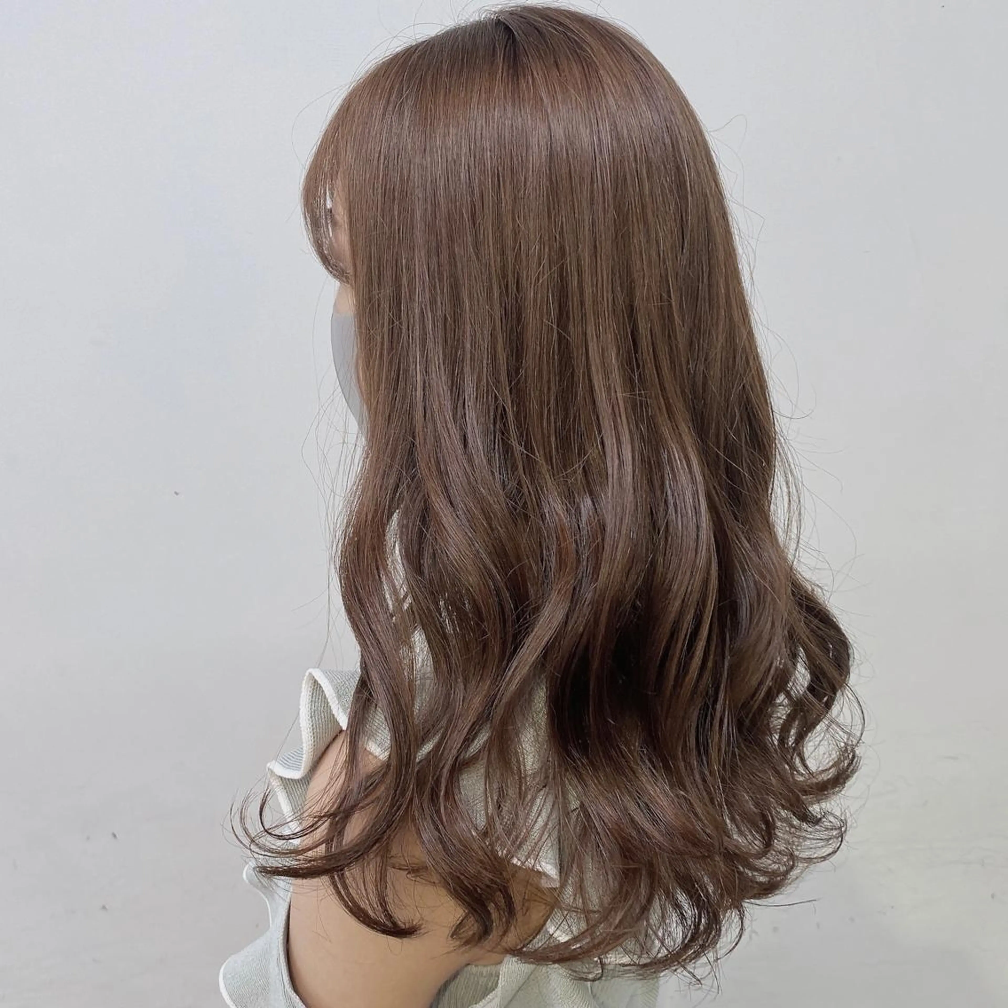 ロング カラー ヘアカラー トリートメント ヘッドスパ ヘアセット 🥞ベージュ系カラー 【すずきりほ】🥞のヘアスタイル