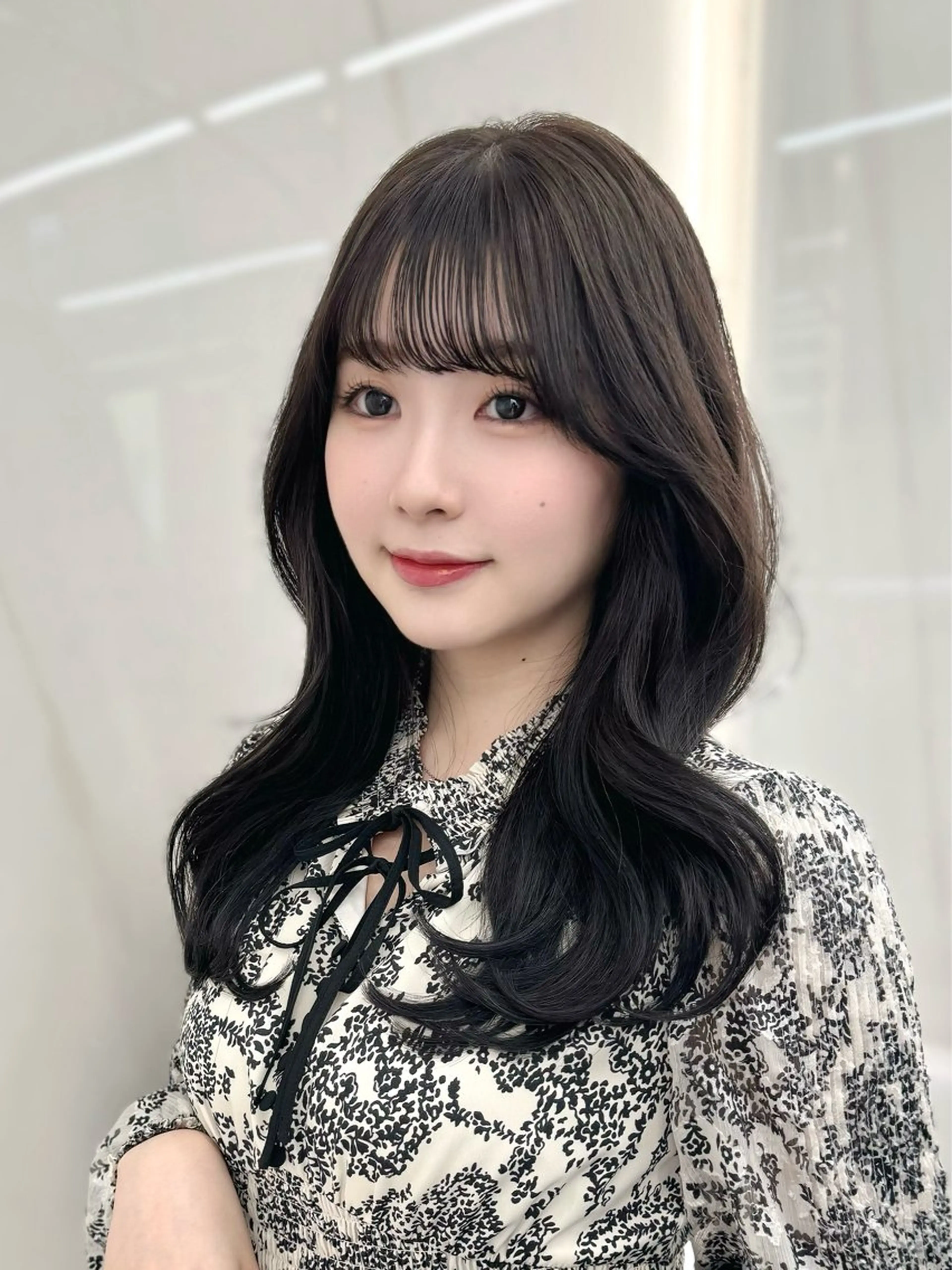 セミロング カラー COA GINZA 空也/前髪/顔まわりのヘアスタイル