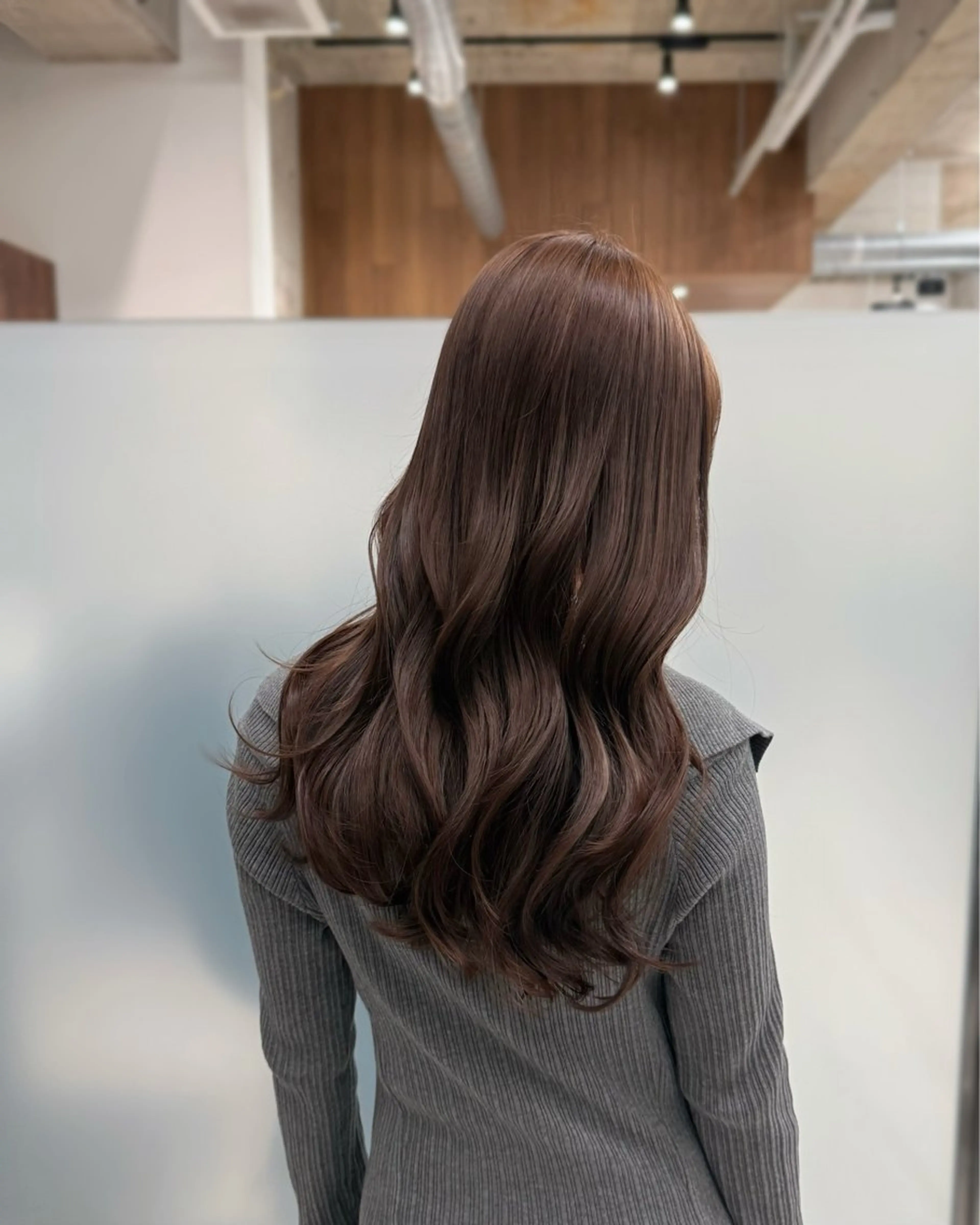 ロング カラー カット ヘアカラー トリートメント 縮毛矯正+モテカラー 🎀✨MIHOのヘアスタイル