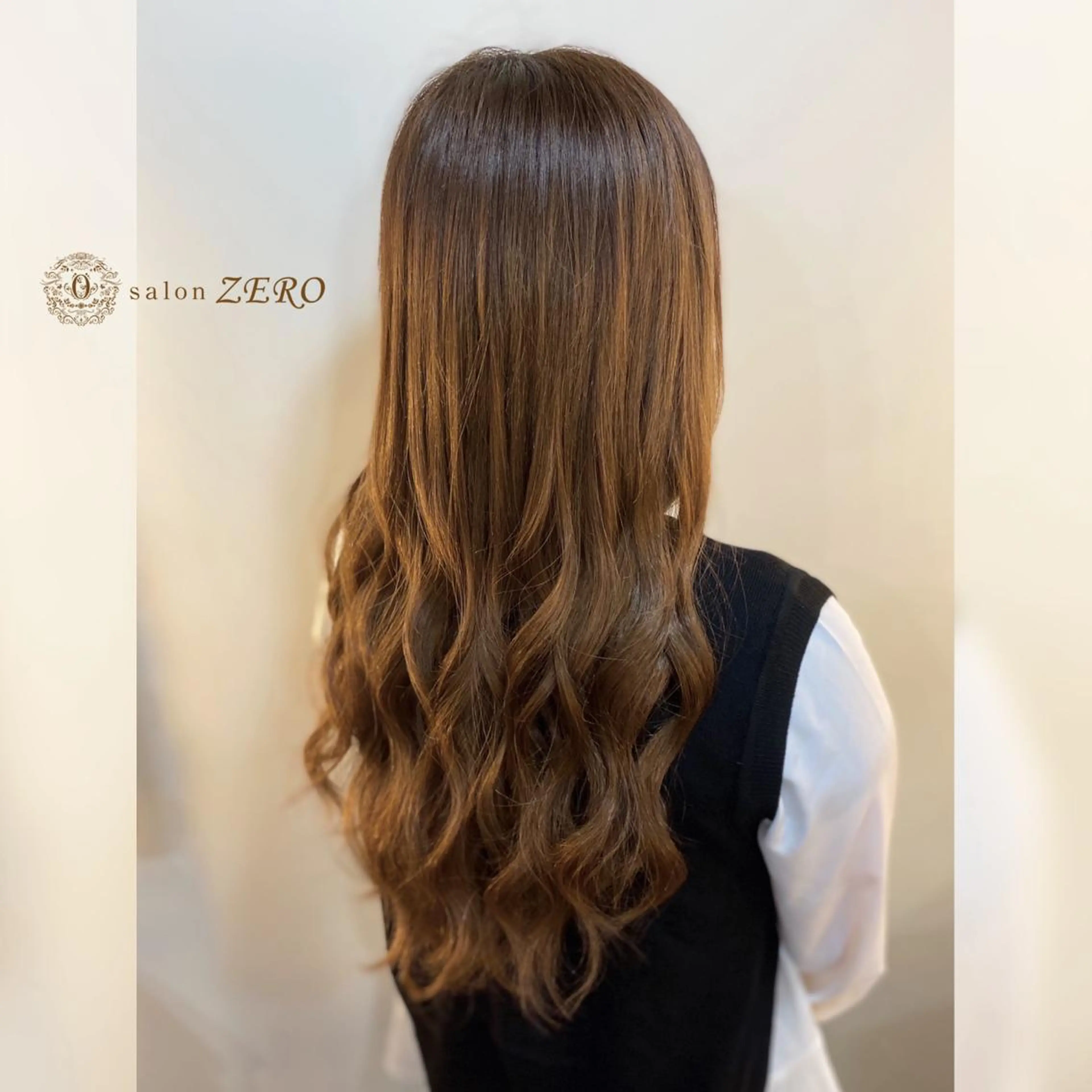 ロング カラー ヘアアレンジ シールエクステ ブラウンカラー エクステ エクステ Hair Make Salon ZERO所属・Hair Make Salon ZEROのヘアスタイル