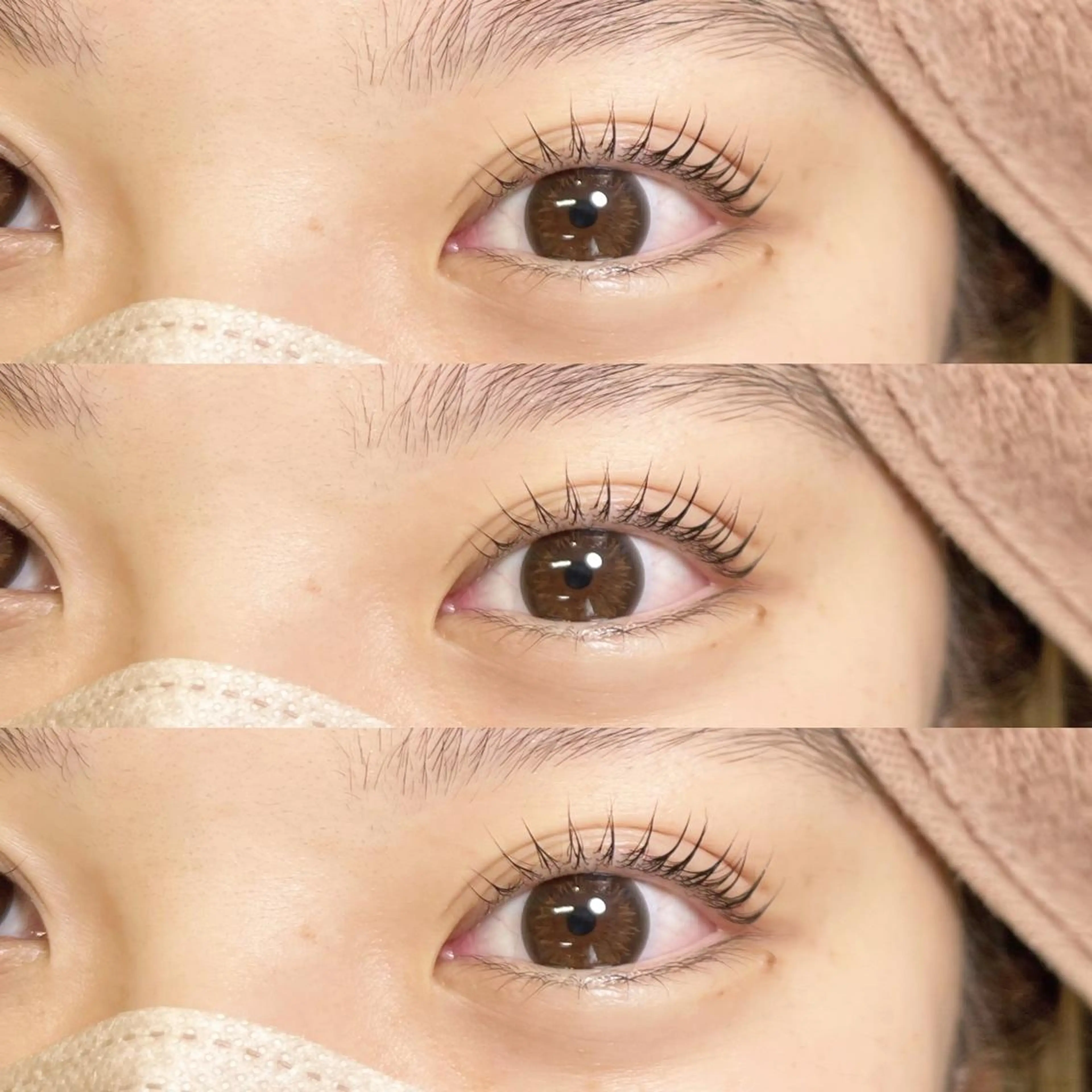 マツエク・マツパ アイブロウ フラットラッシュ パリジェンヌラッシュリフト まつげパーマ 下まつげエクステ 一重×まつ毛パーマ マツパ Cherie Kawaguchiのマツエク・マツパデザイン