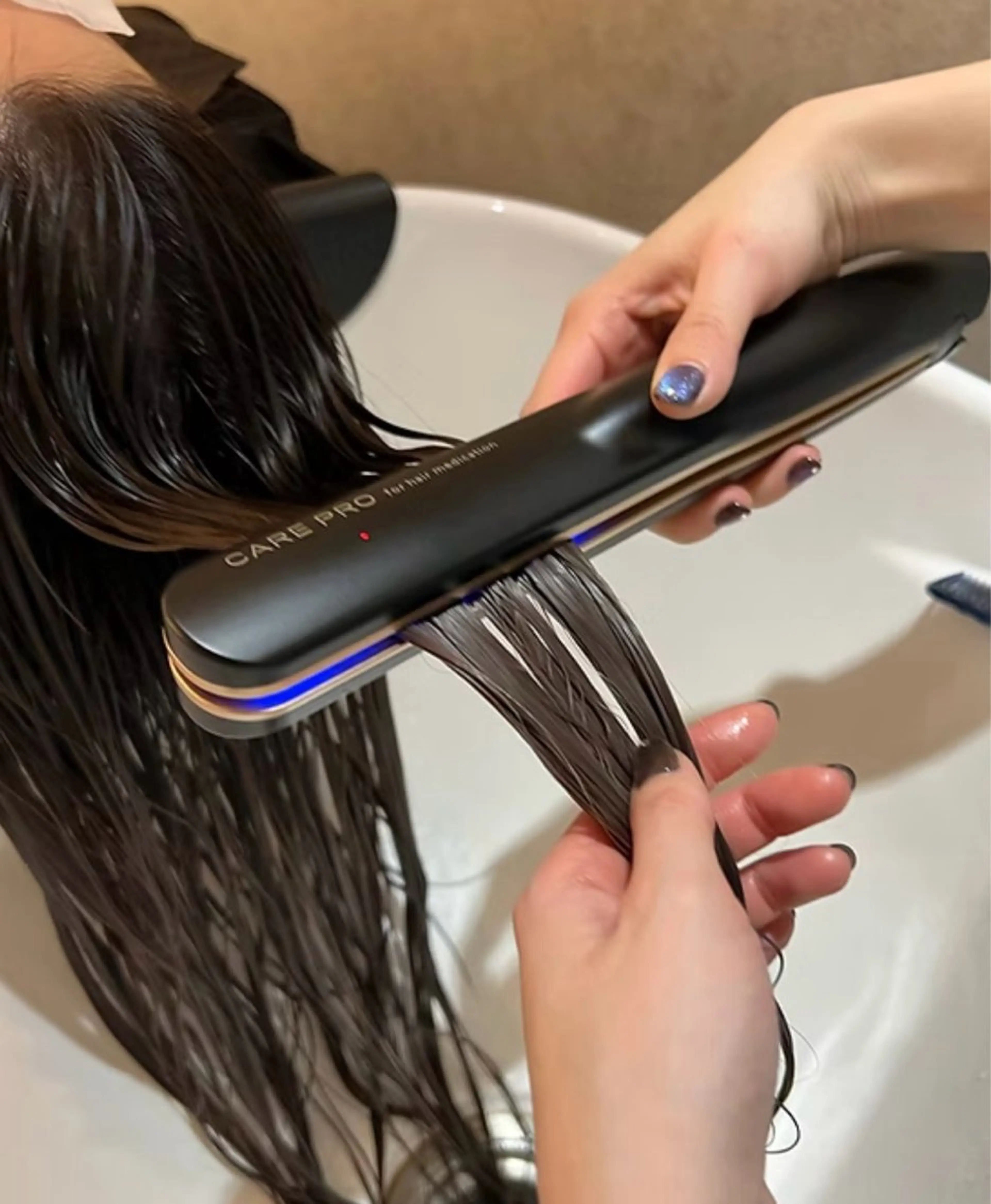 髪質お悩み解消カウンセリングと髪質改善超音波トリートメント【シャンプーブロー付き】の写真