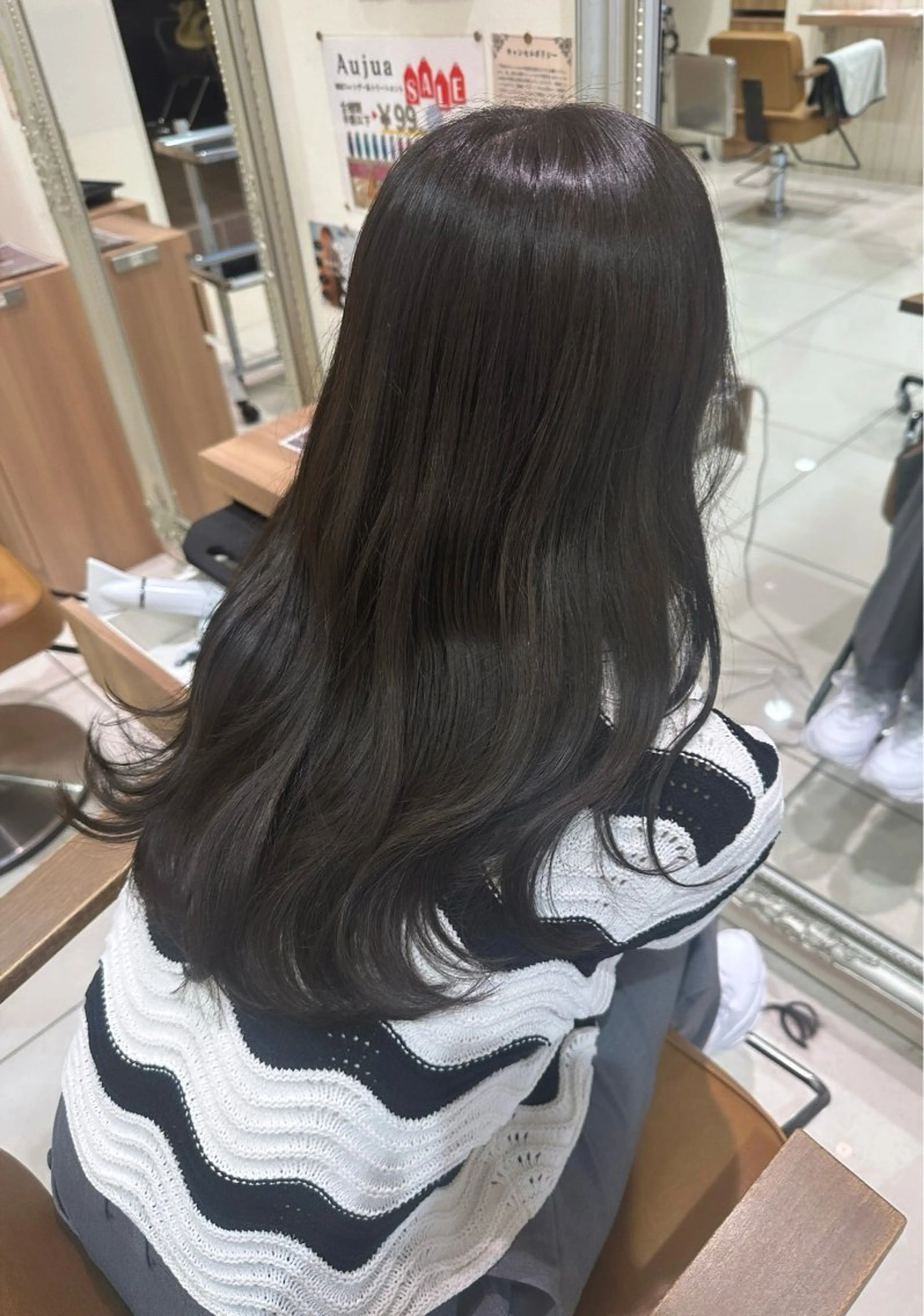 【平日限定】診断付き韓国カット🇰🇷➕ うる艶モテ透明感カラー🥣 ➕ 毛髪診断付きLinkトリートメント🪽🫧の写真