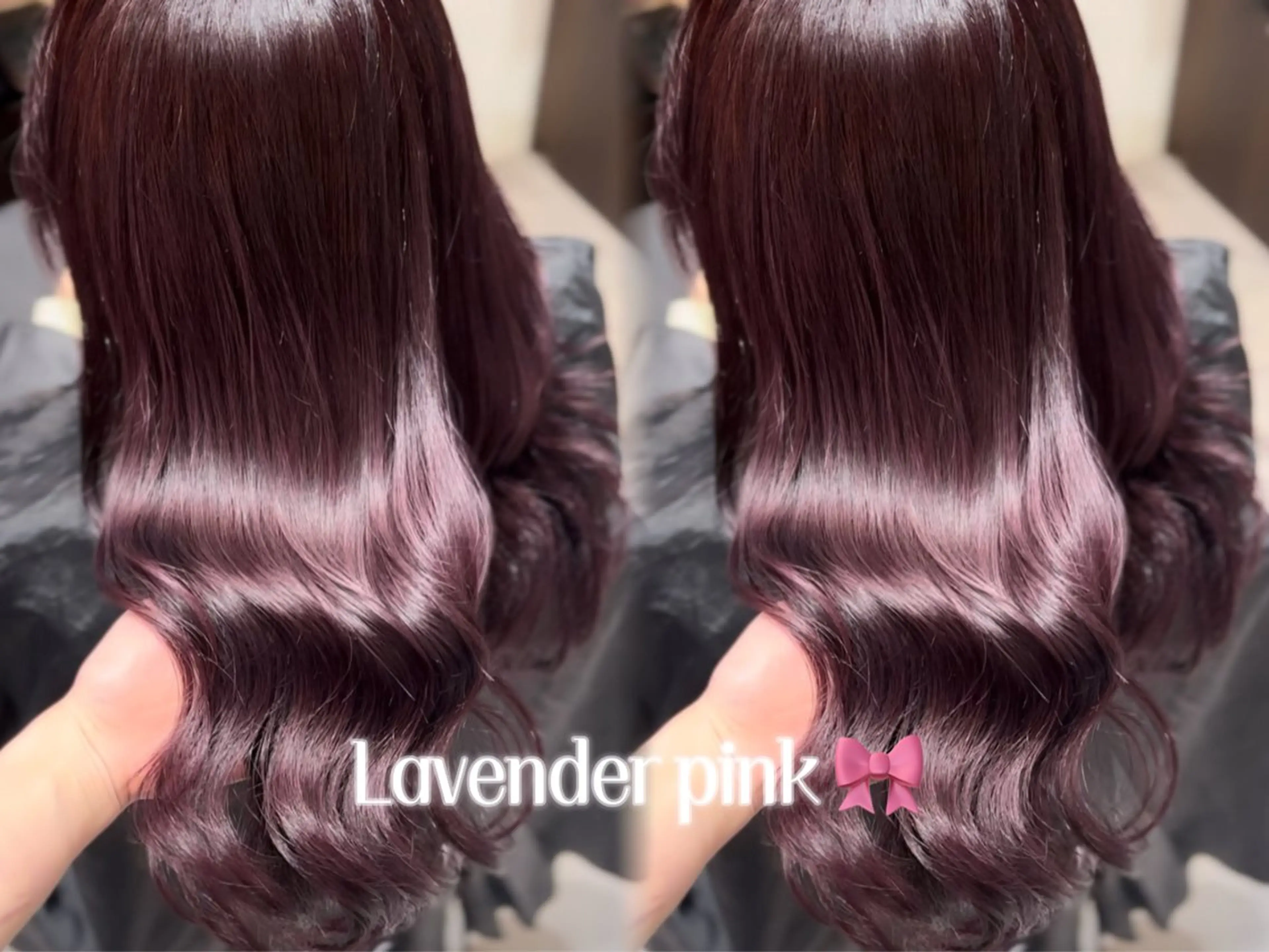 ロング カット ヘアカラー トリートメント Ami♡表参道/艶髪 ピンク/盛れカットのヘアスタイル