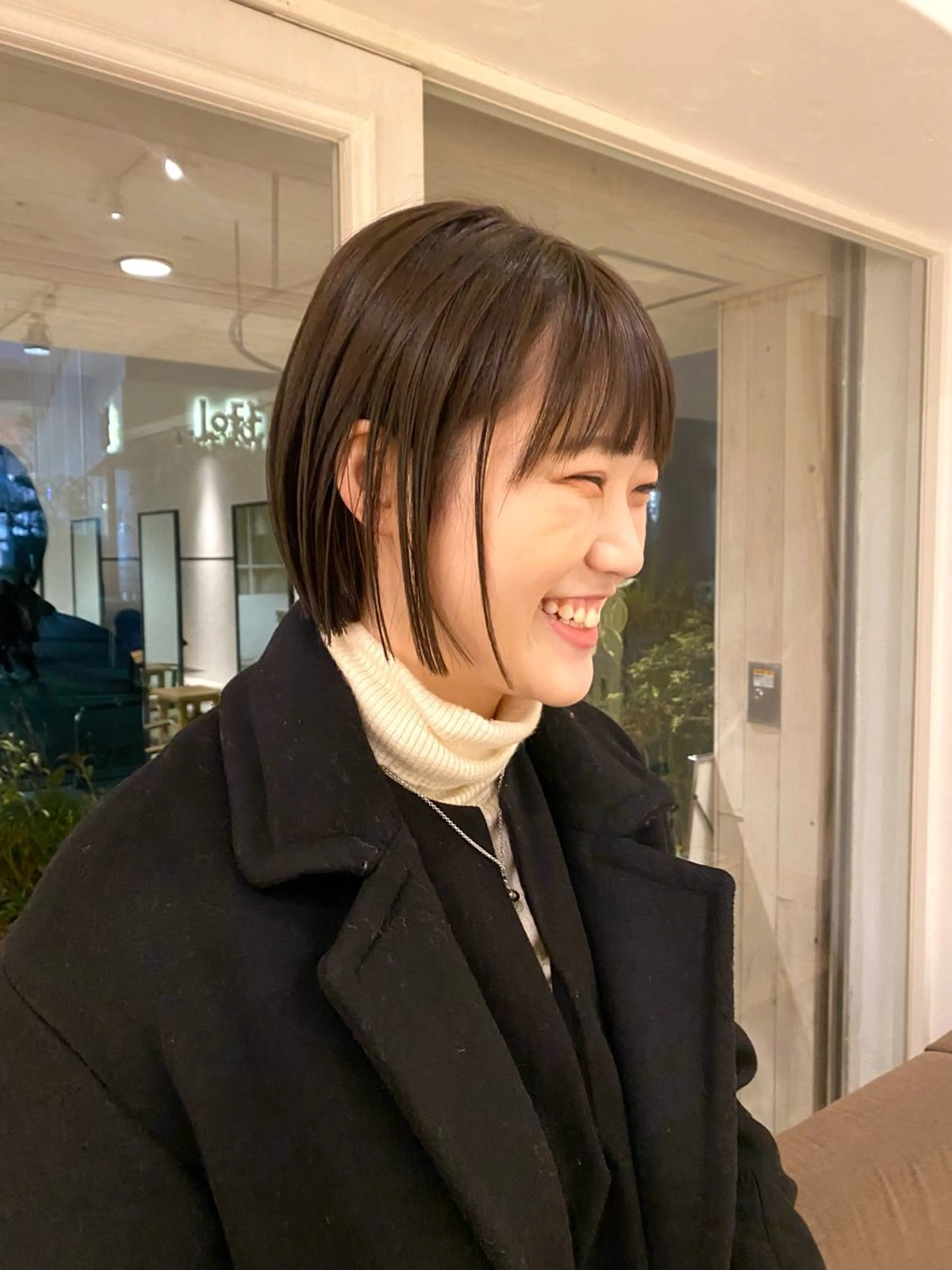 ショート カラー カット ヘアカラー トリートメント BELLA阿部野 TOMOMIのヘアスタイル