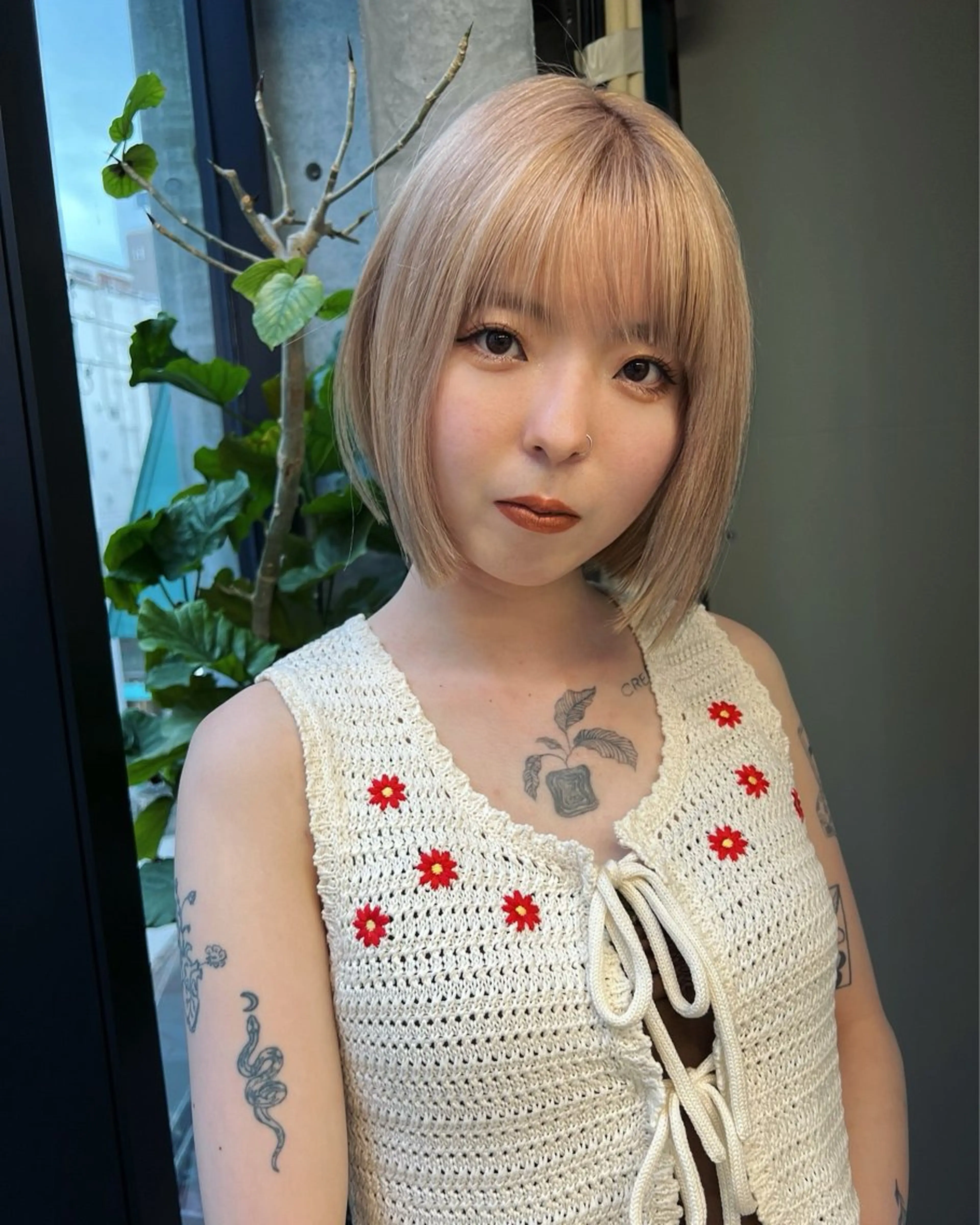 ショート カット ヘアカラー ハッシュカット カシマハヤトのヘアスタイル