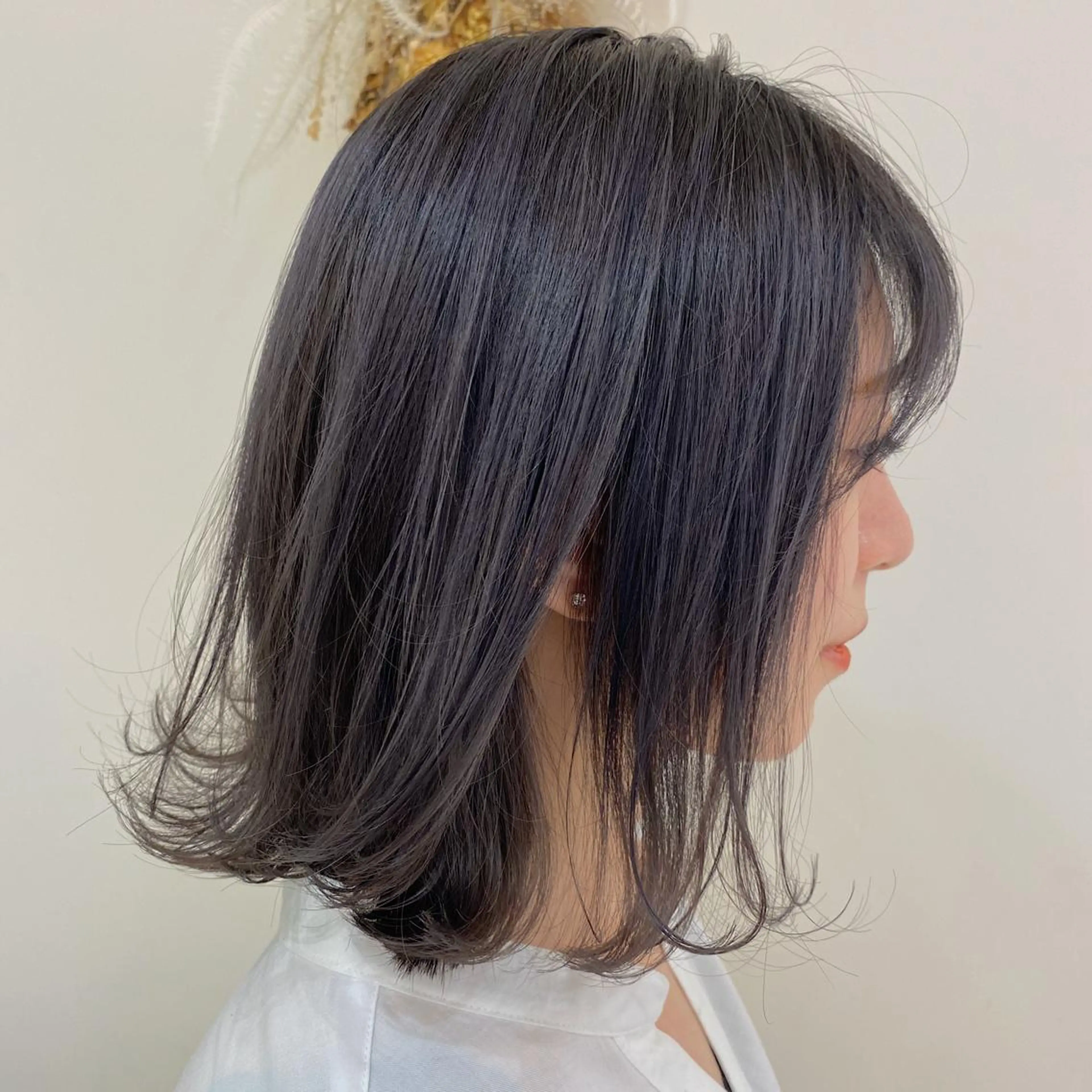 ミディアム カラー 【髪質改善】 梅田　聡のヘアスタイル